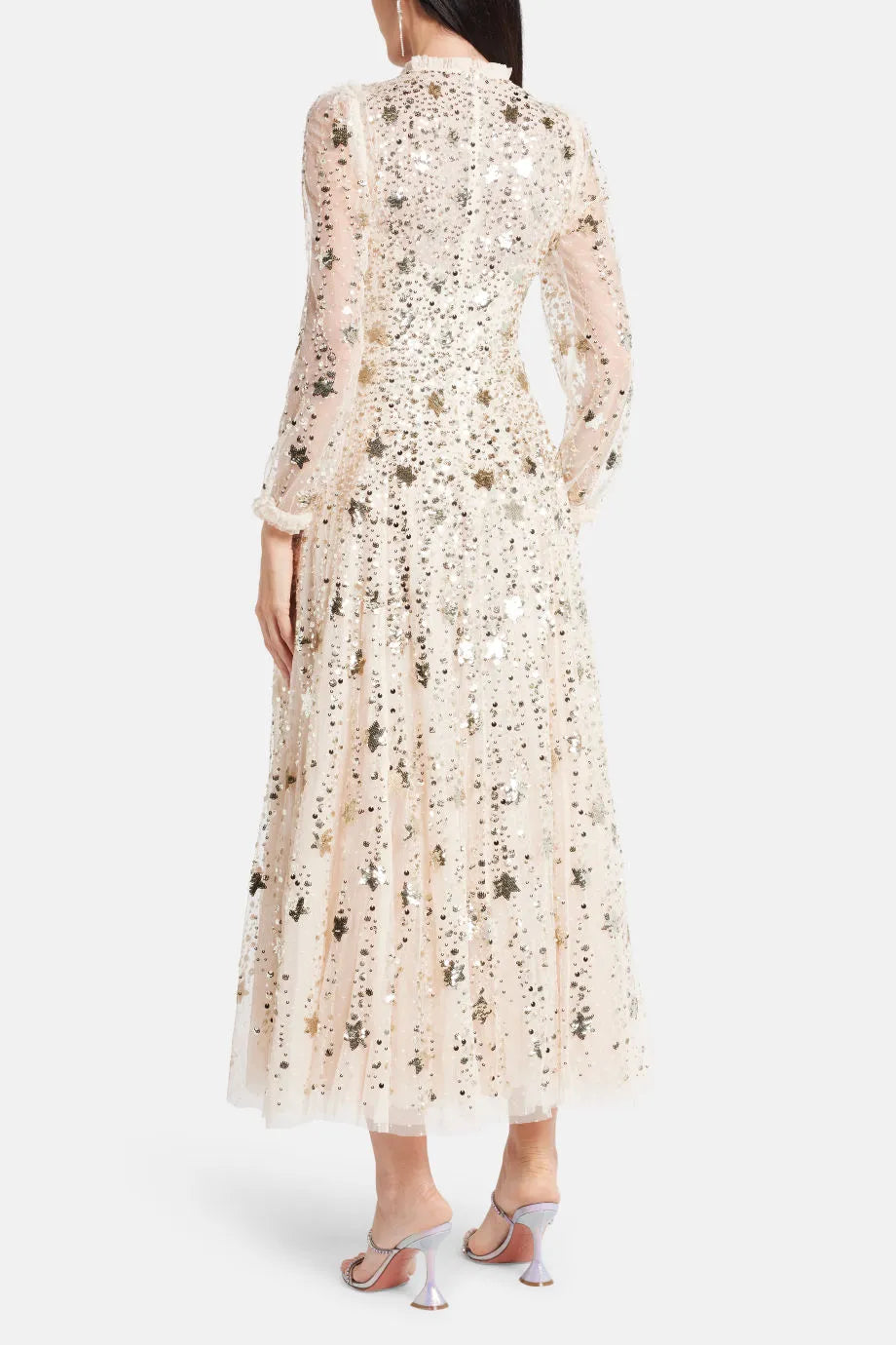 Shooting Stars Sequin Evening Dress