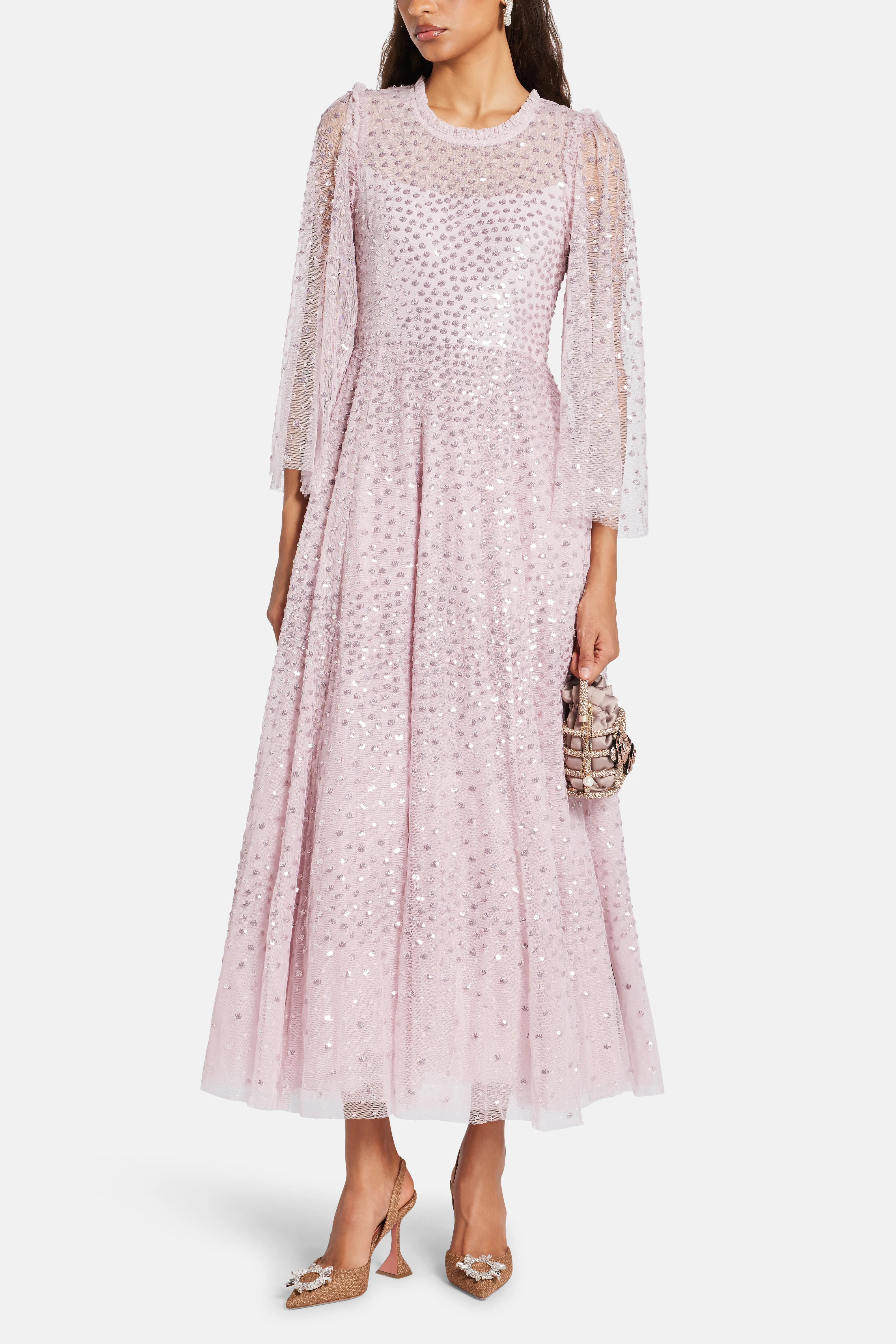 Scatter Dot Evening Dress