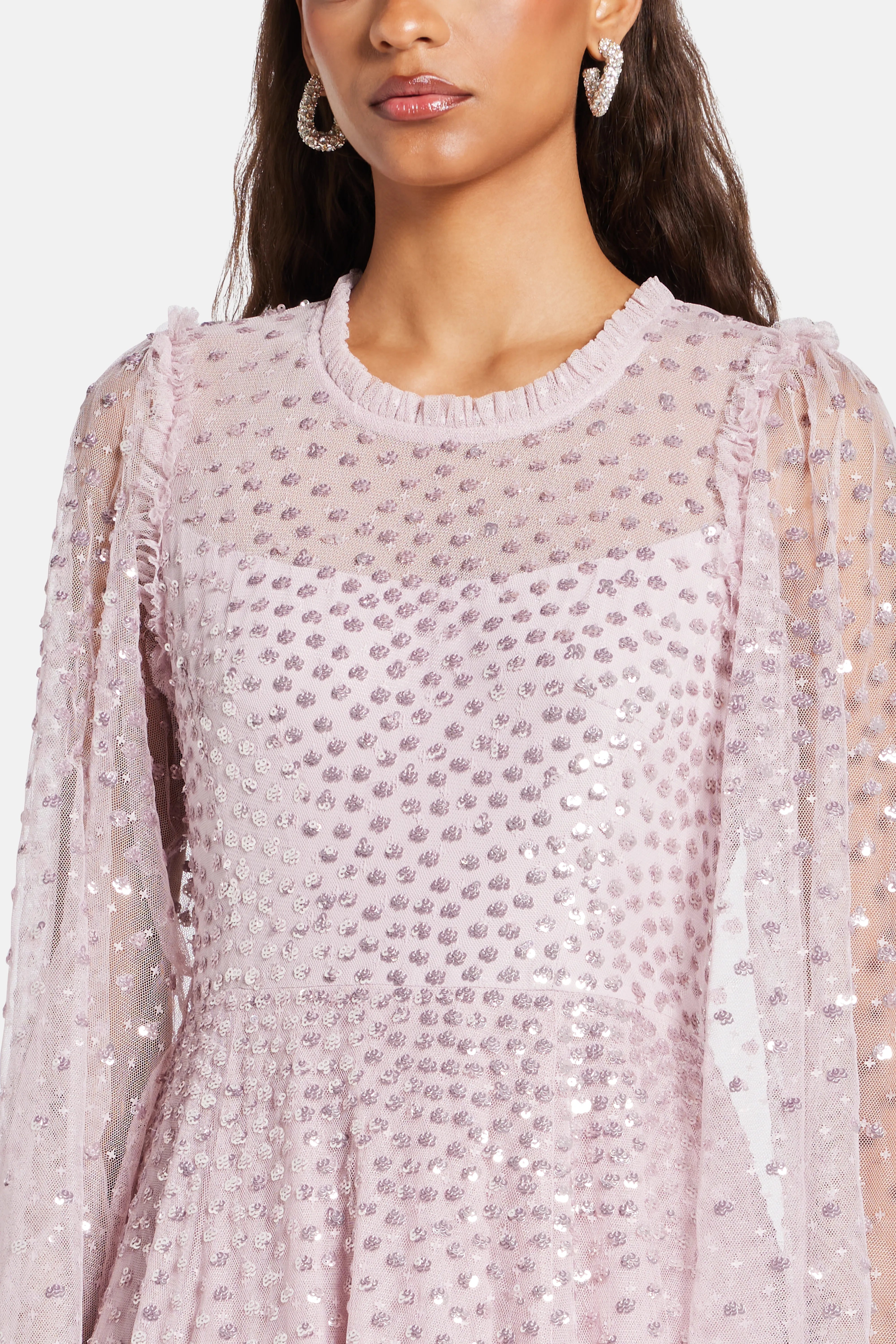 Scatter Dot Evening Dress