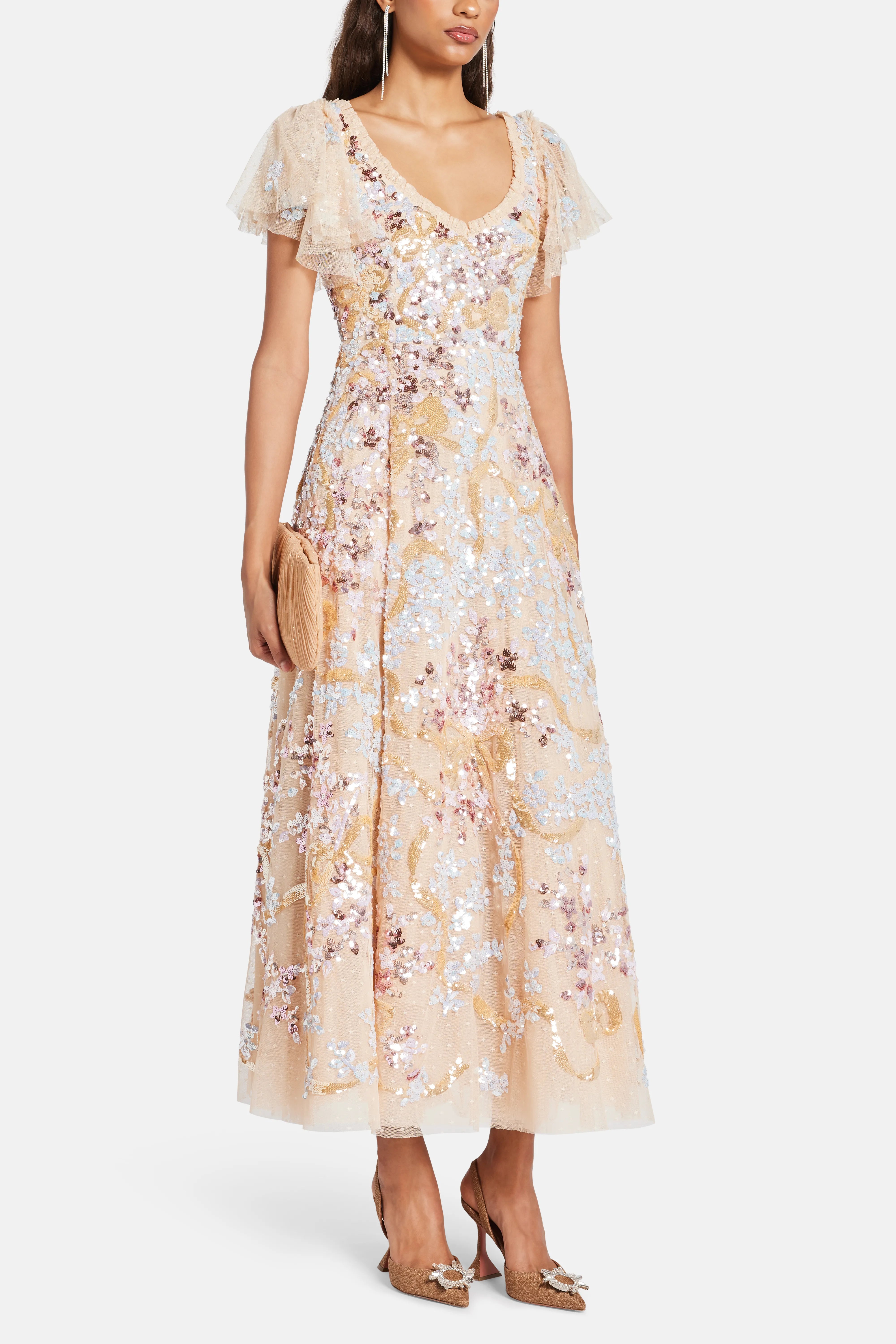 Dancing Ribbon Maxi Dress
