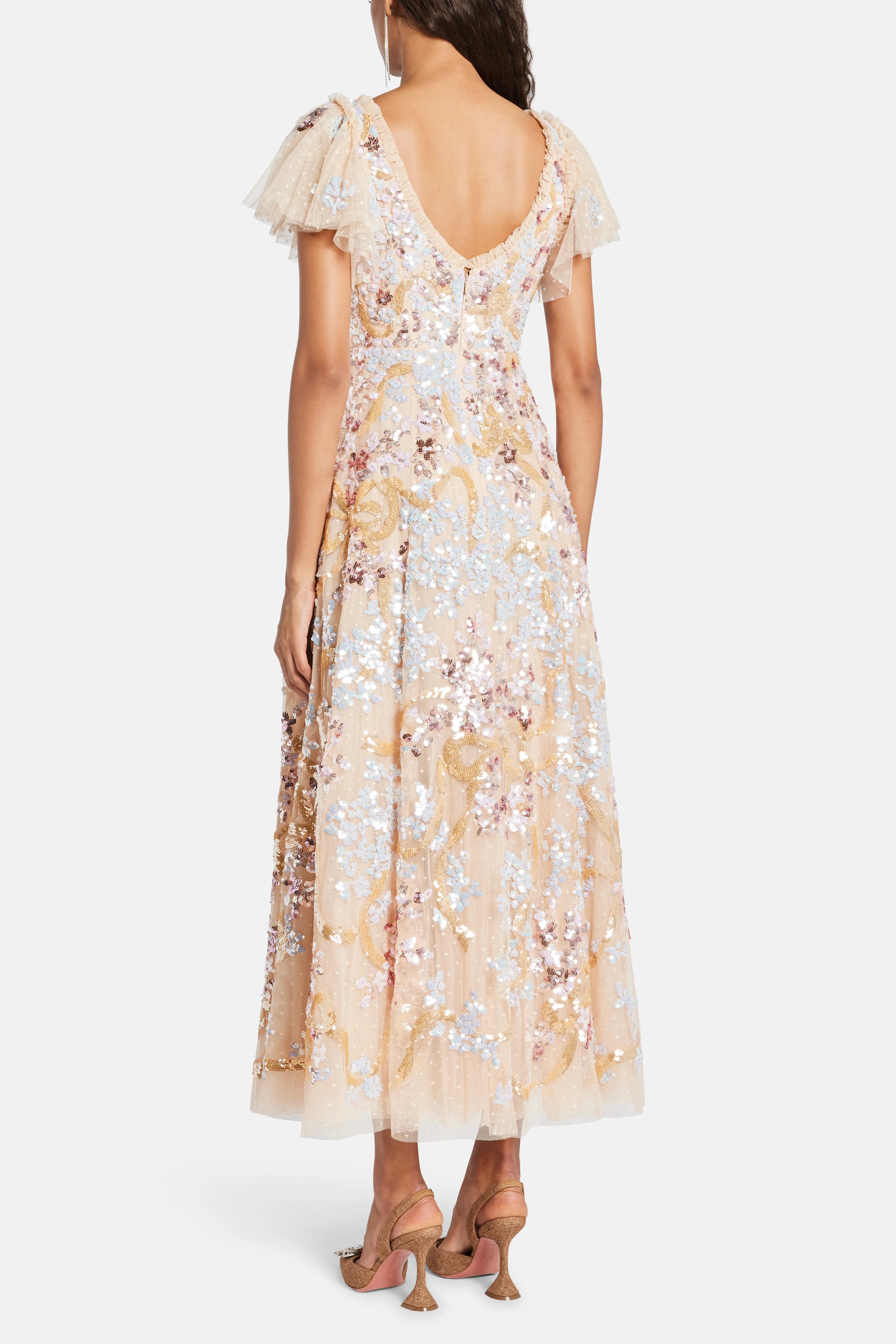 Dancing Ribbon Maxi Dress