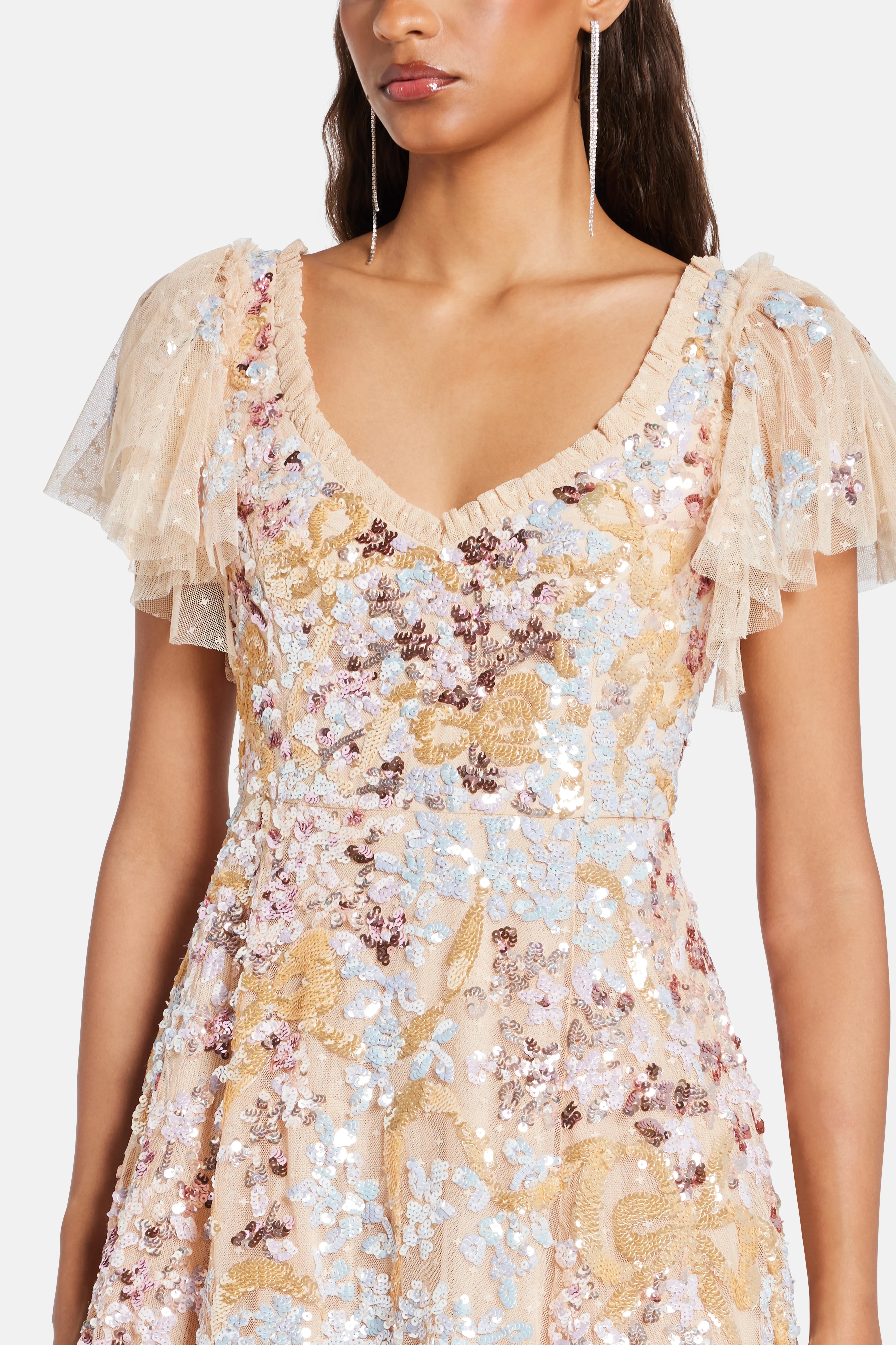 Dancing Ribbon Maxi Dress