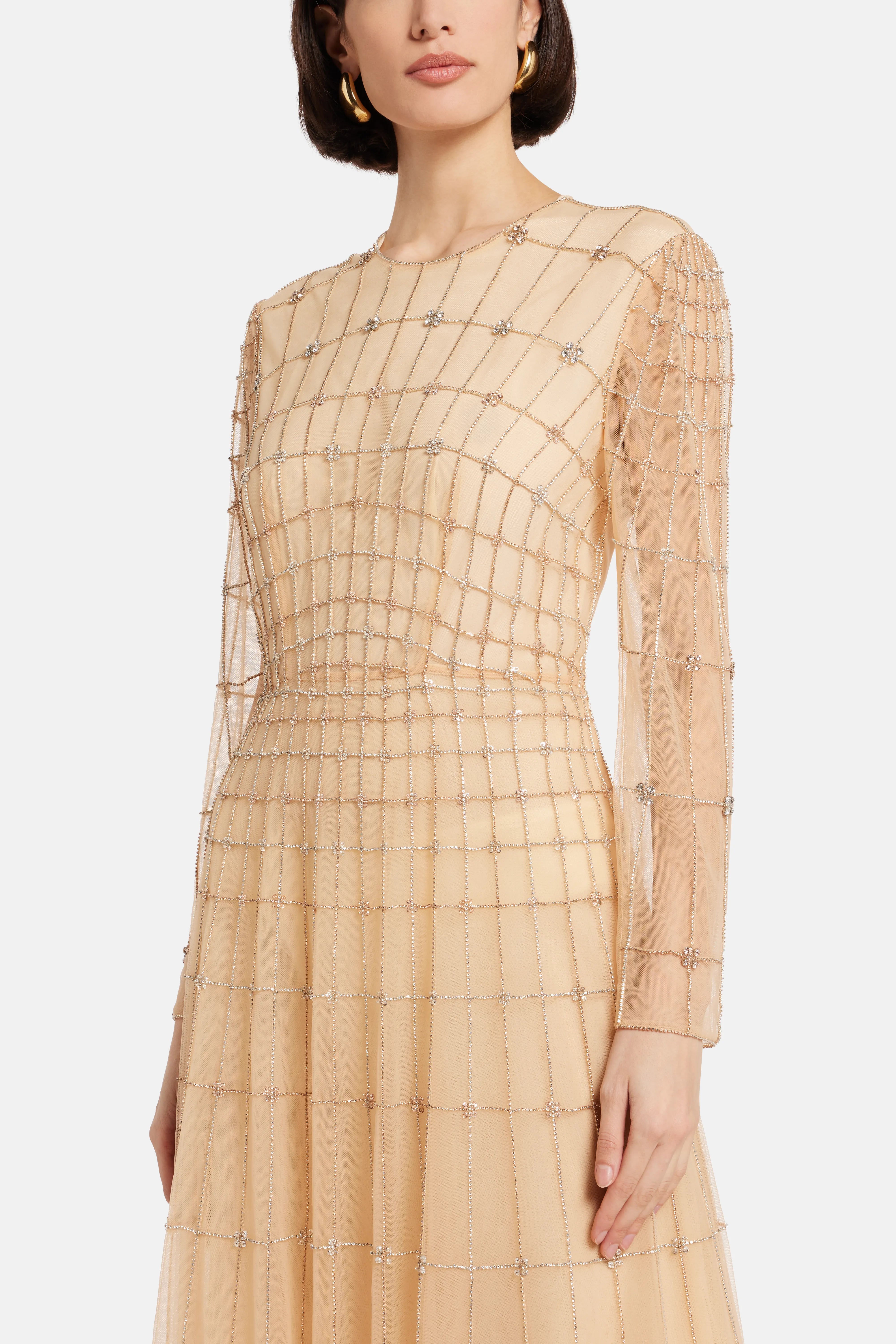 فستان سهرة أنيسة المطرز بتول