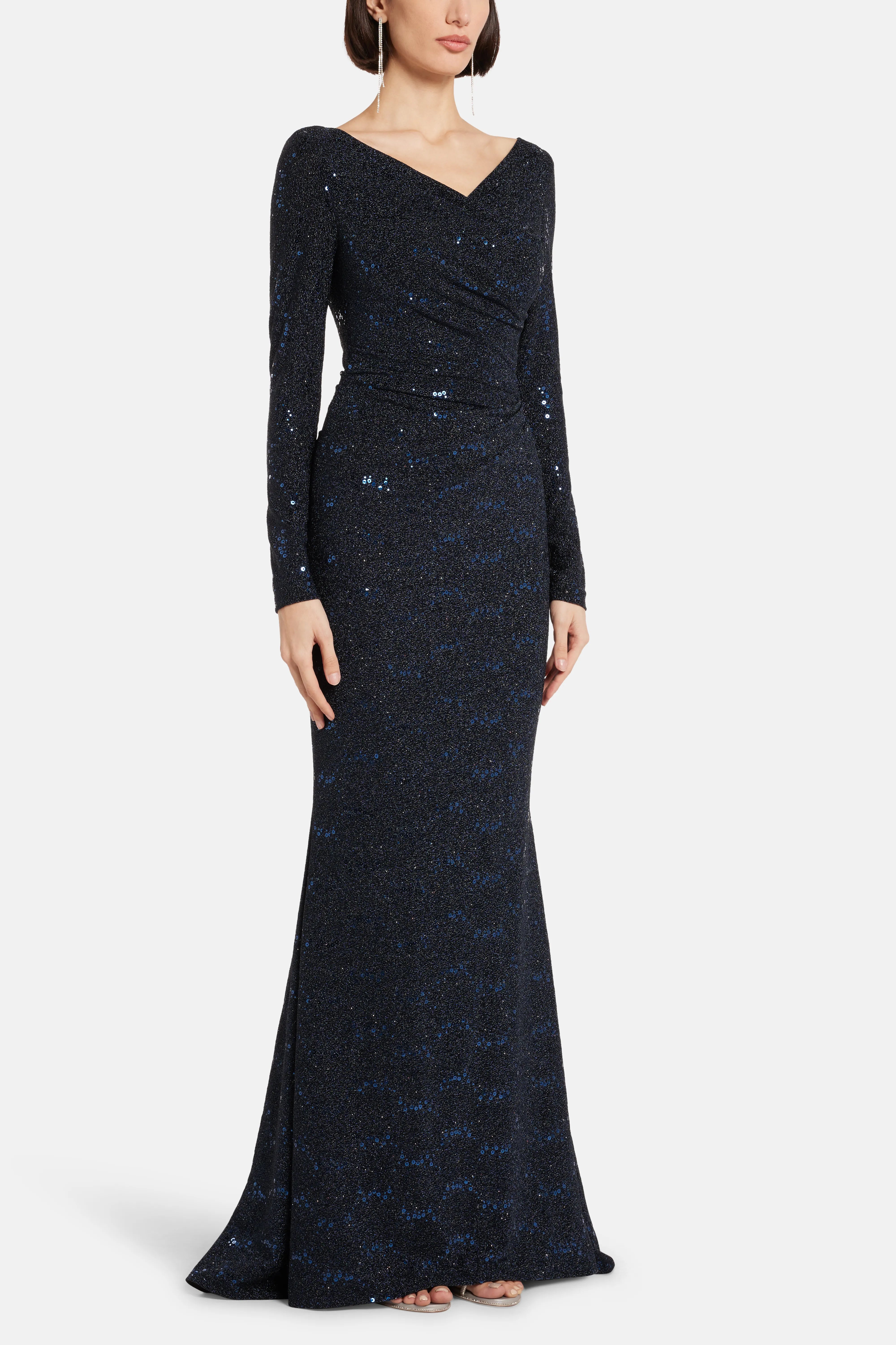 Stardust Jersey Evening Dress