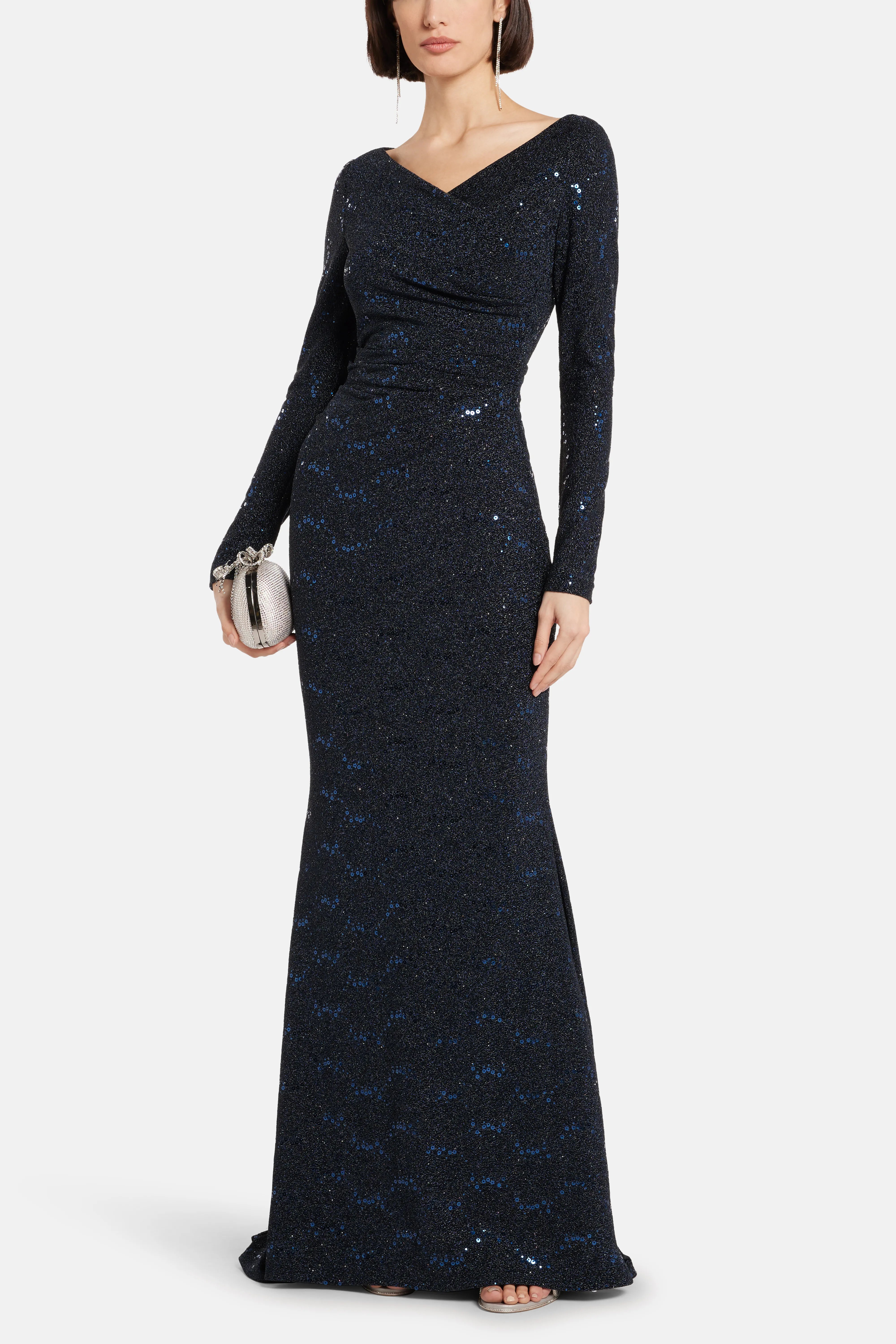 Stardust Jersey Evening Dress
