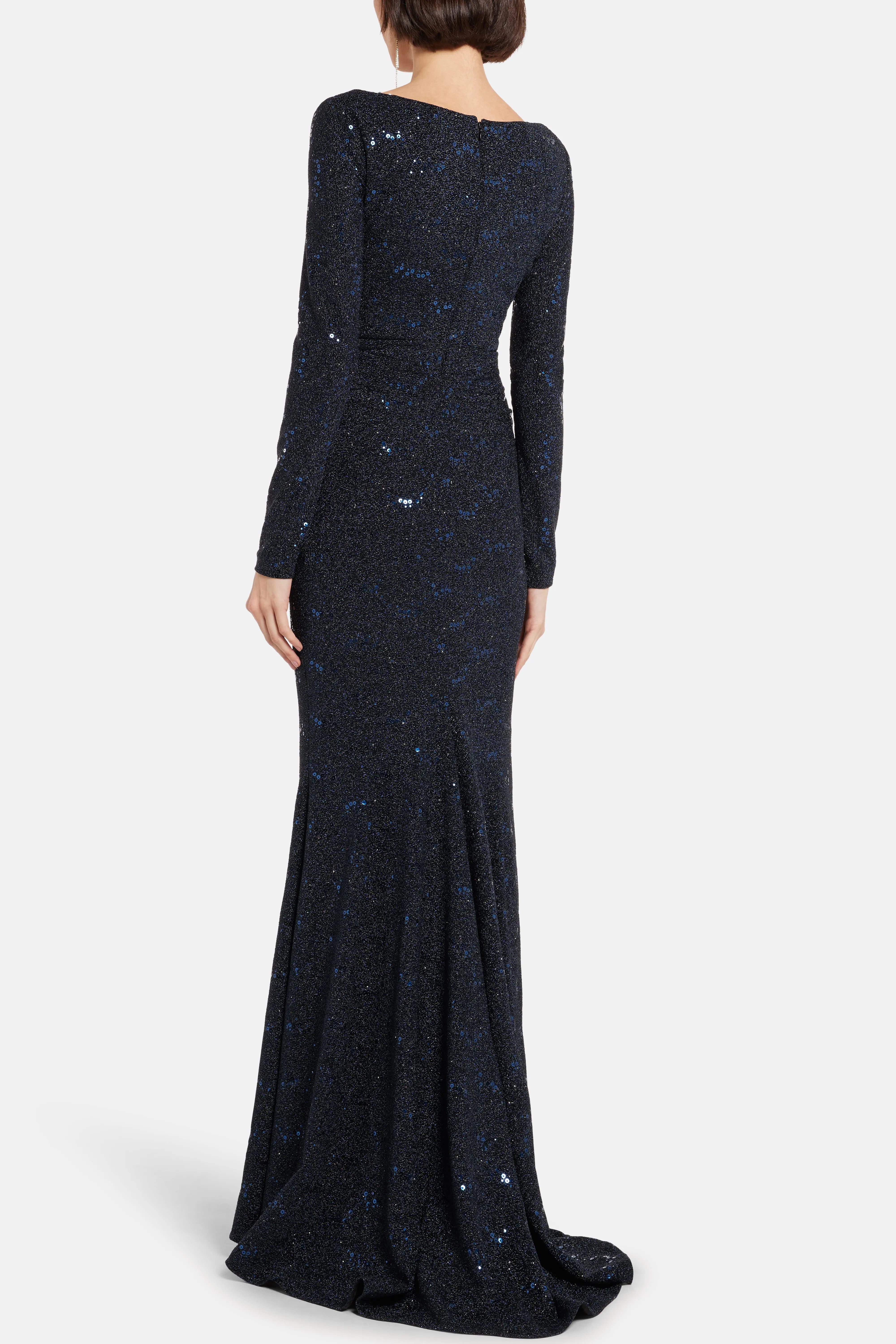 Stardust Jersey Evening Dress