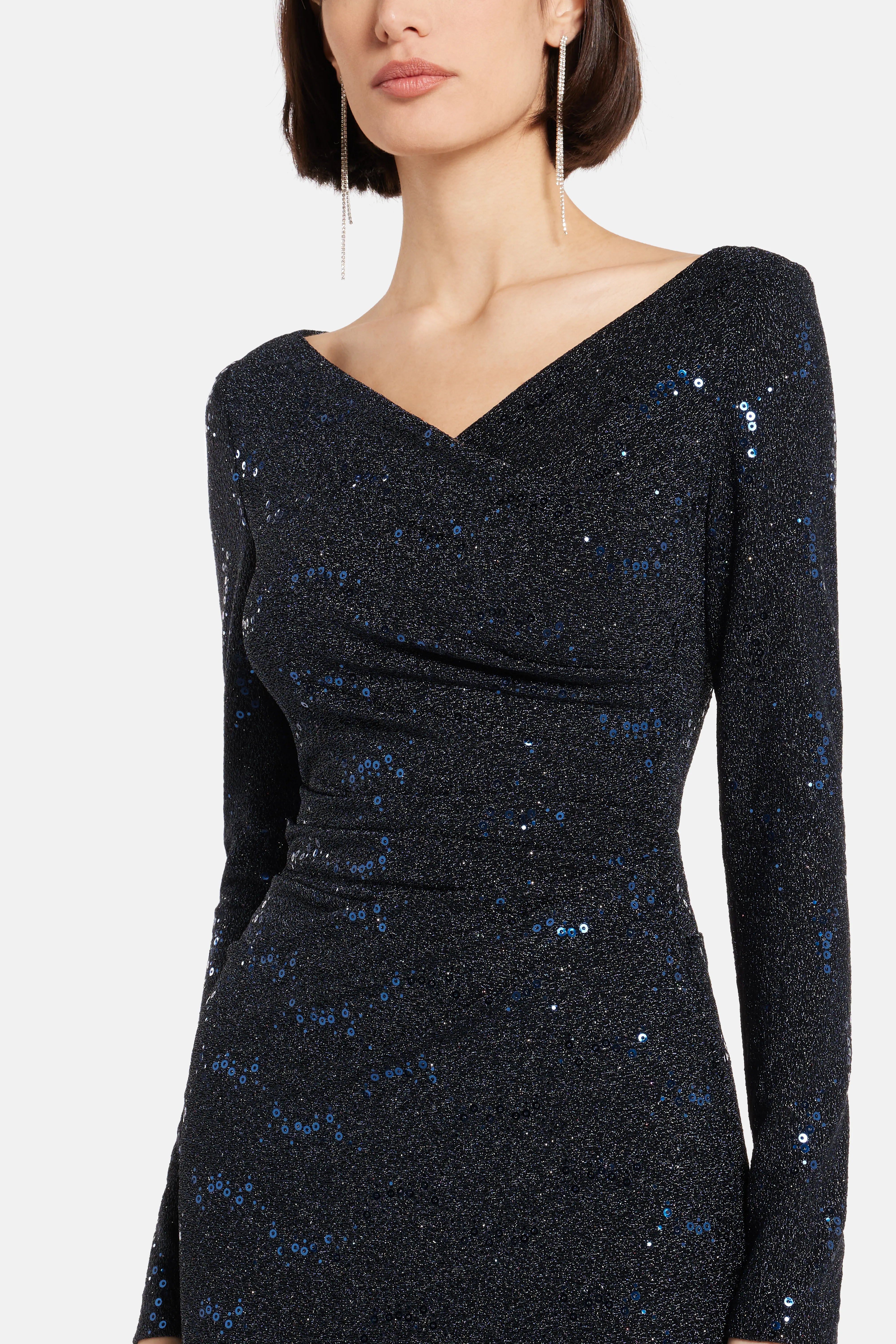 Stardust Jersey Evening Dress