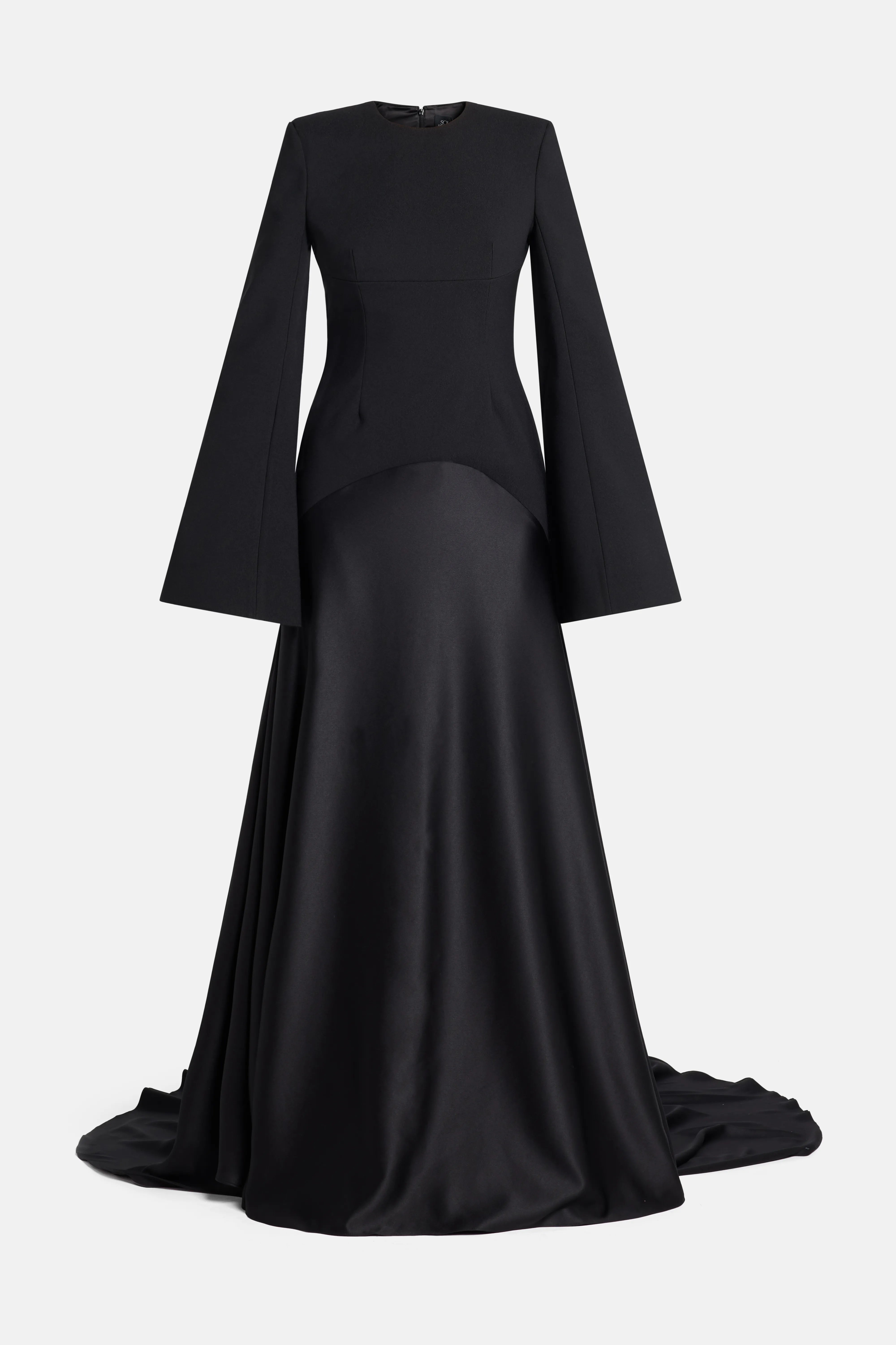 Claudine Evening Gown in Black