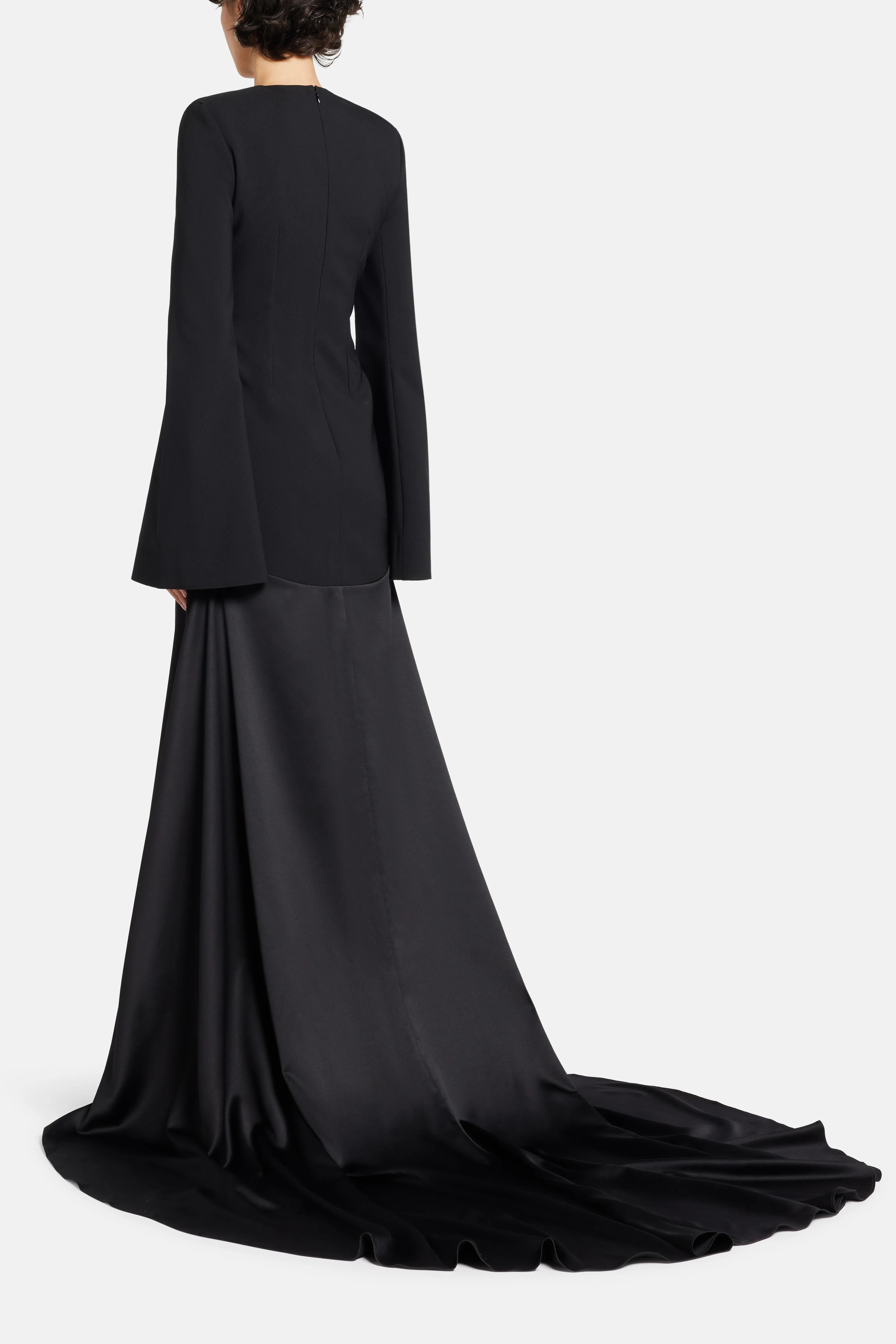 Claudine Evening Gown in Black