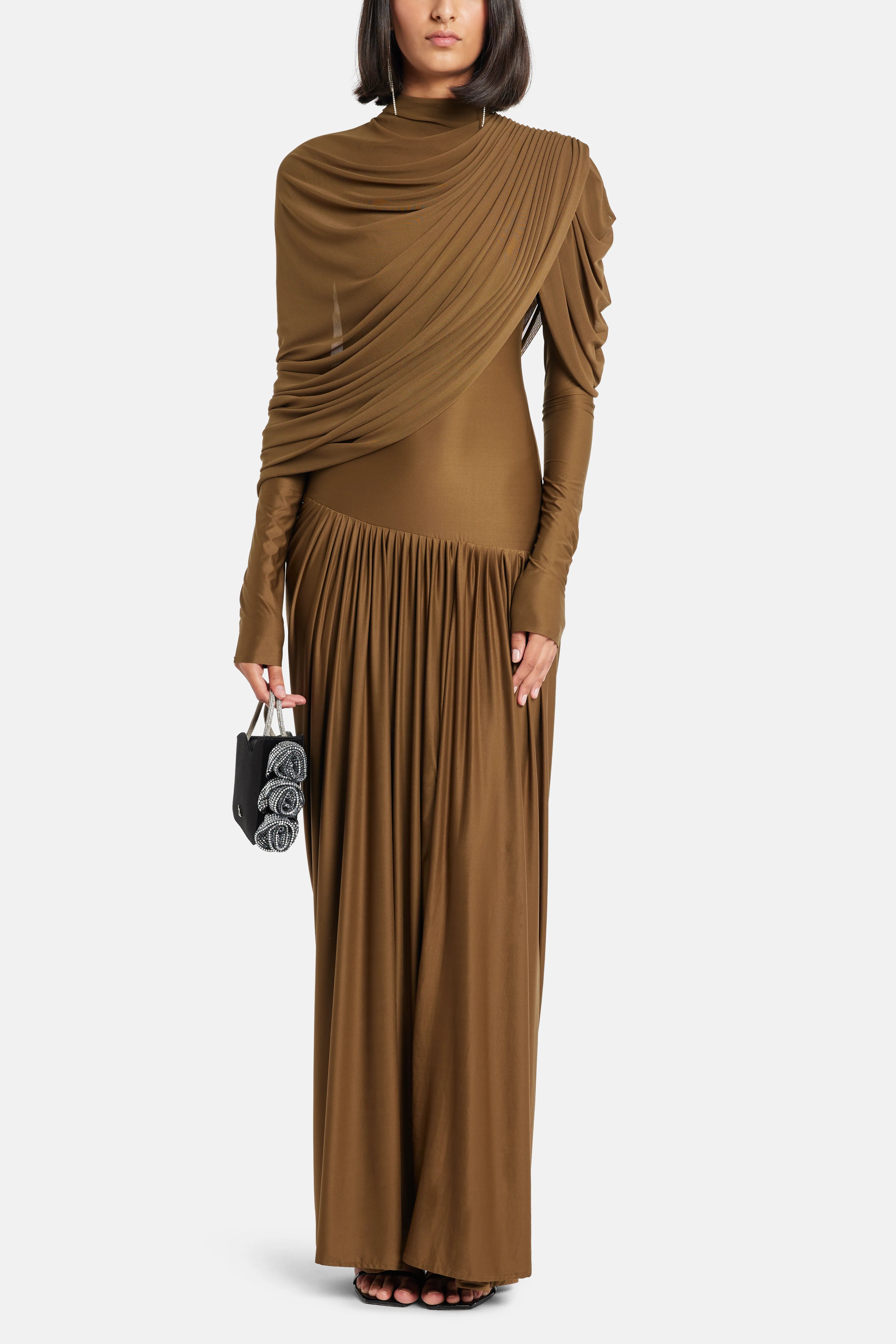 Paulina Maxi Dress in Green