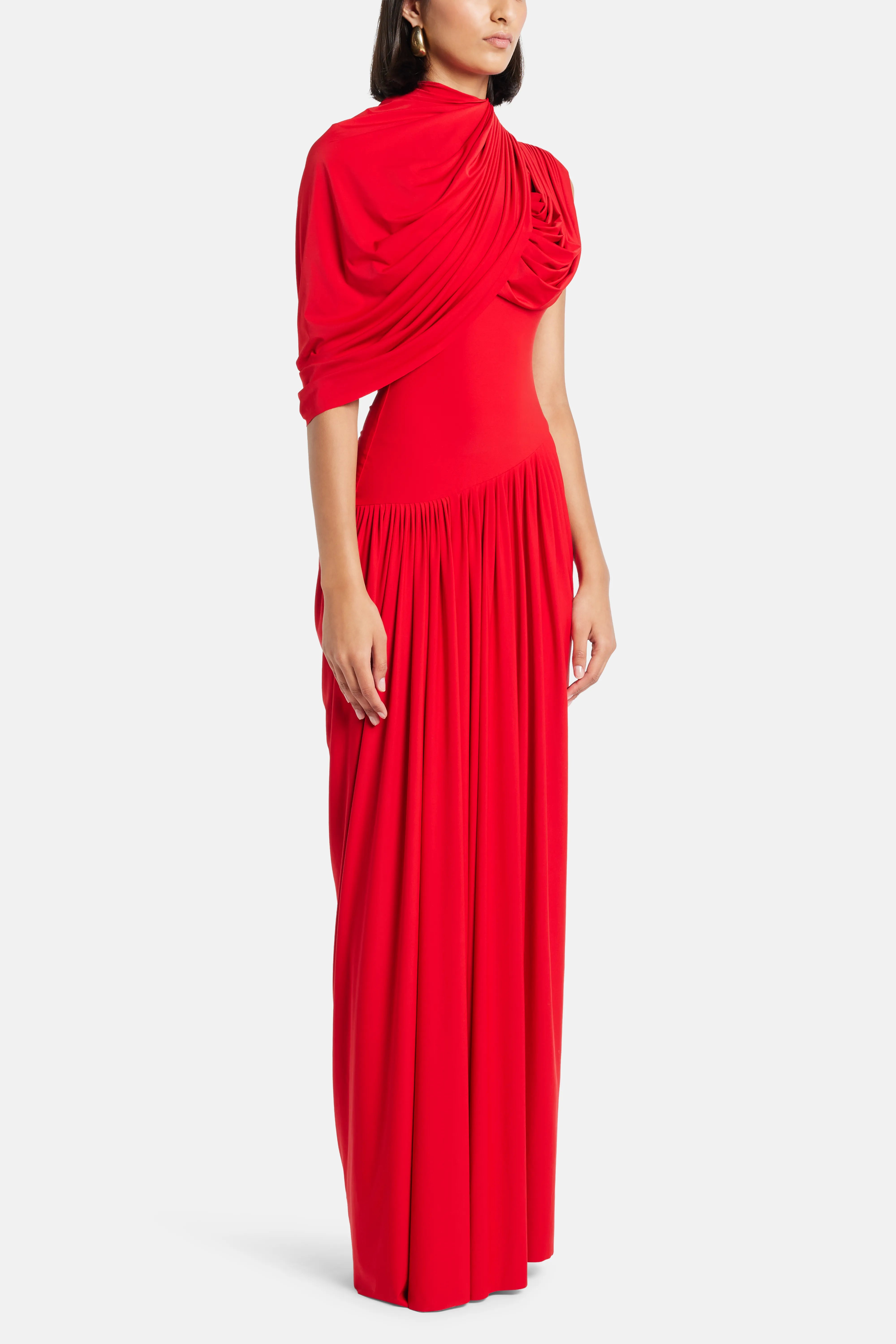 Bloom Maxi Dress in Red