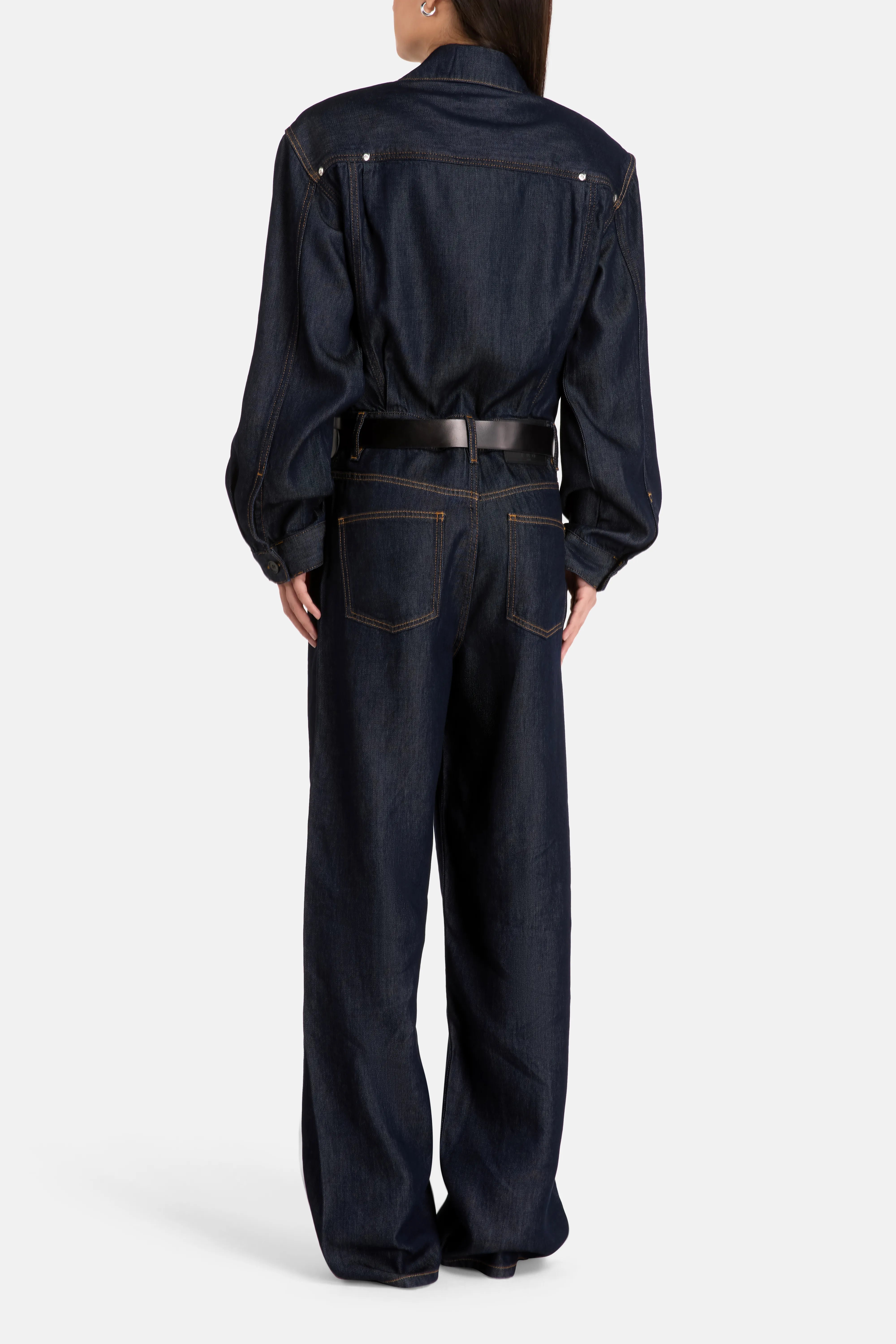 Rafaele Denim Jumpsuit in Blue