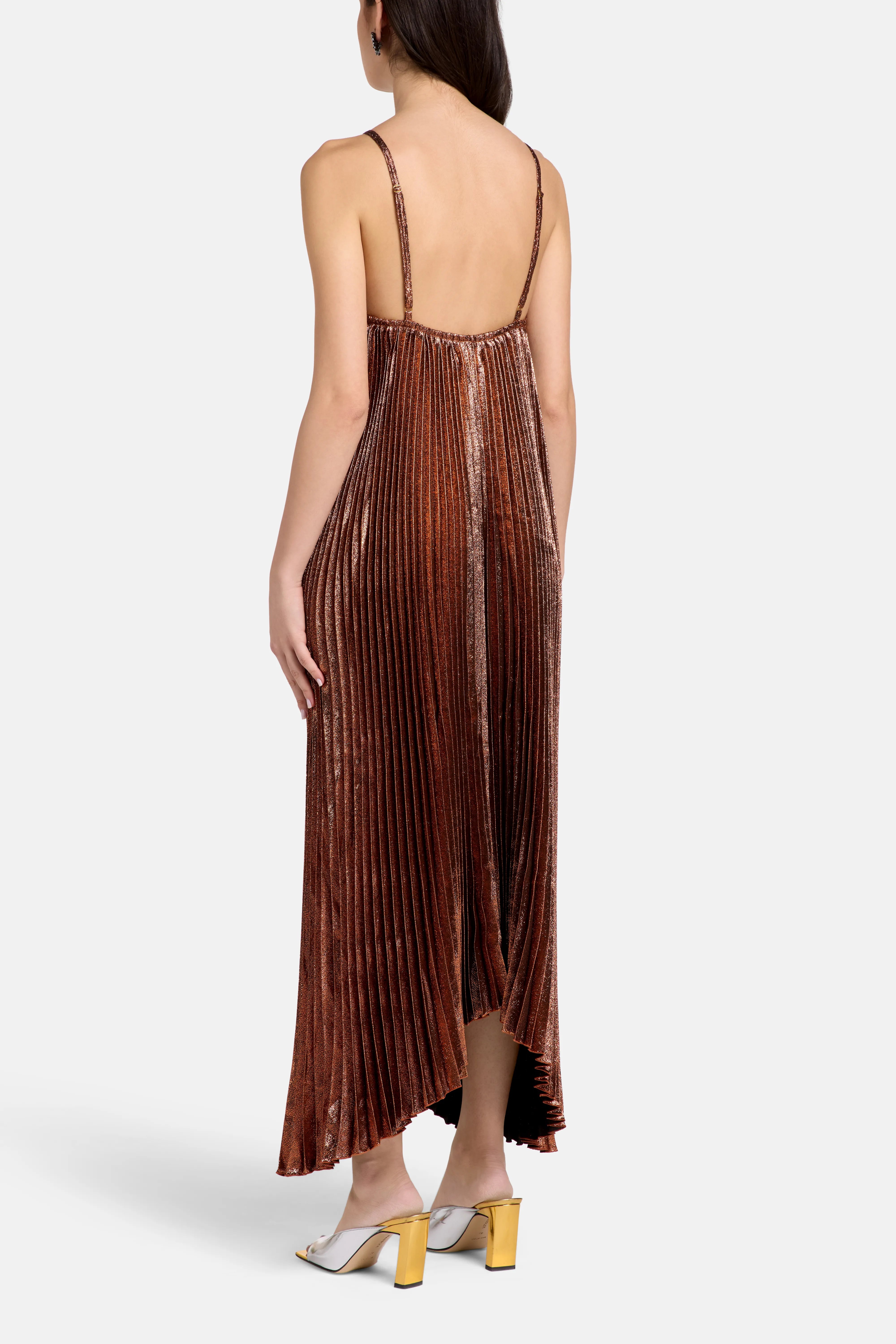 The Muse Evening Dress in Brown