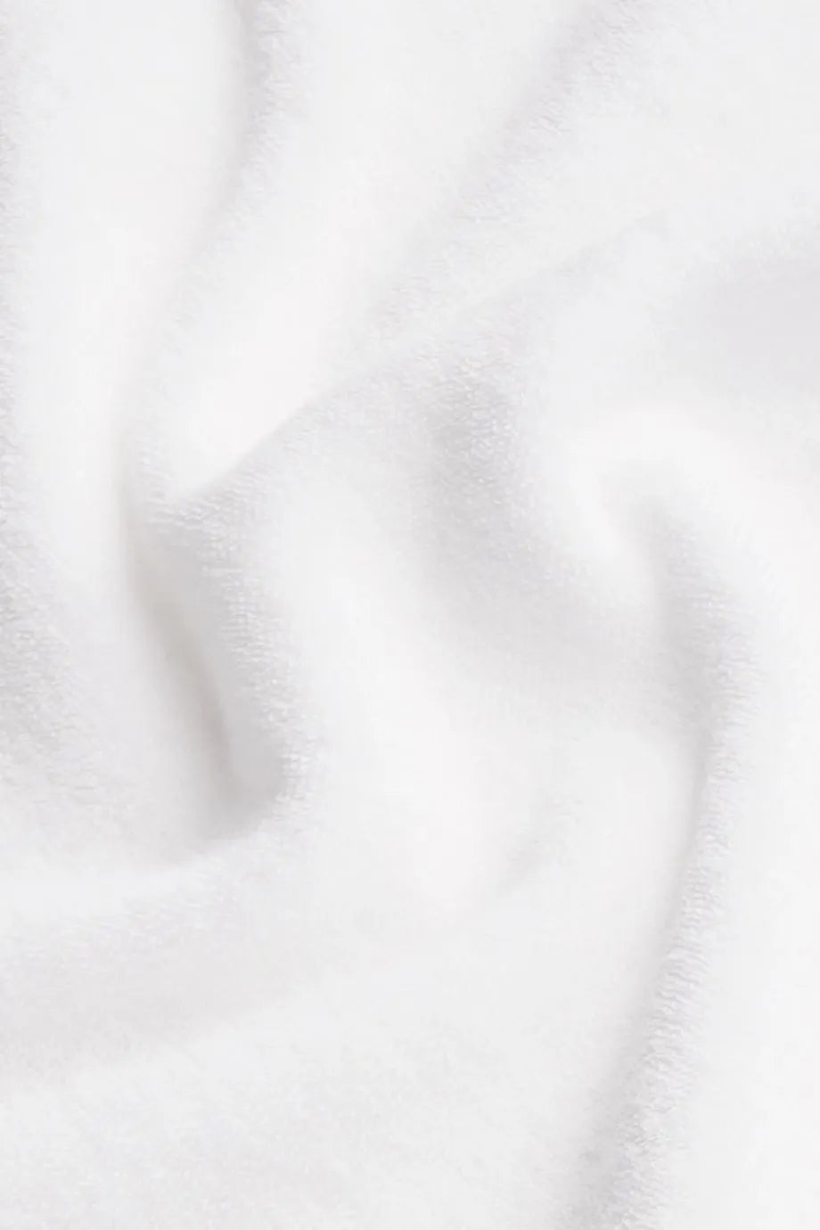 Signature Logo Terry Cotton Shorts in White