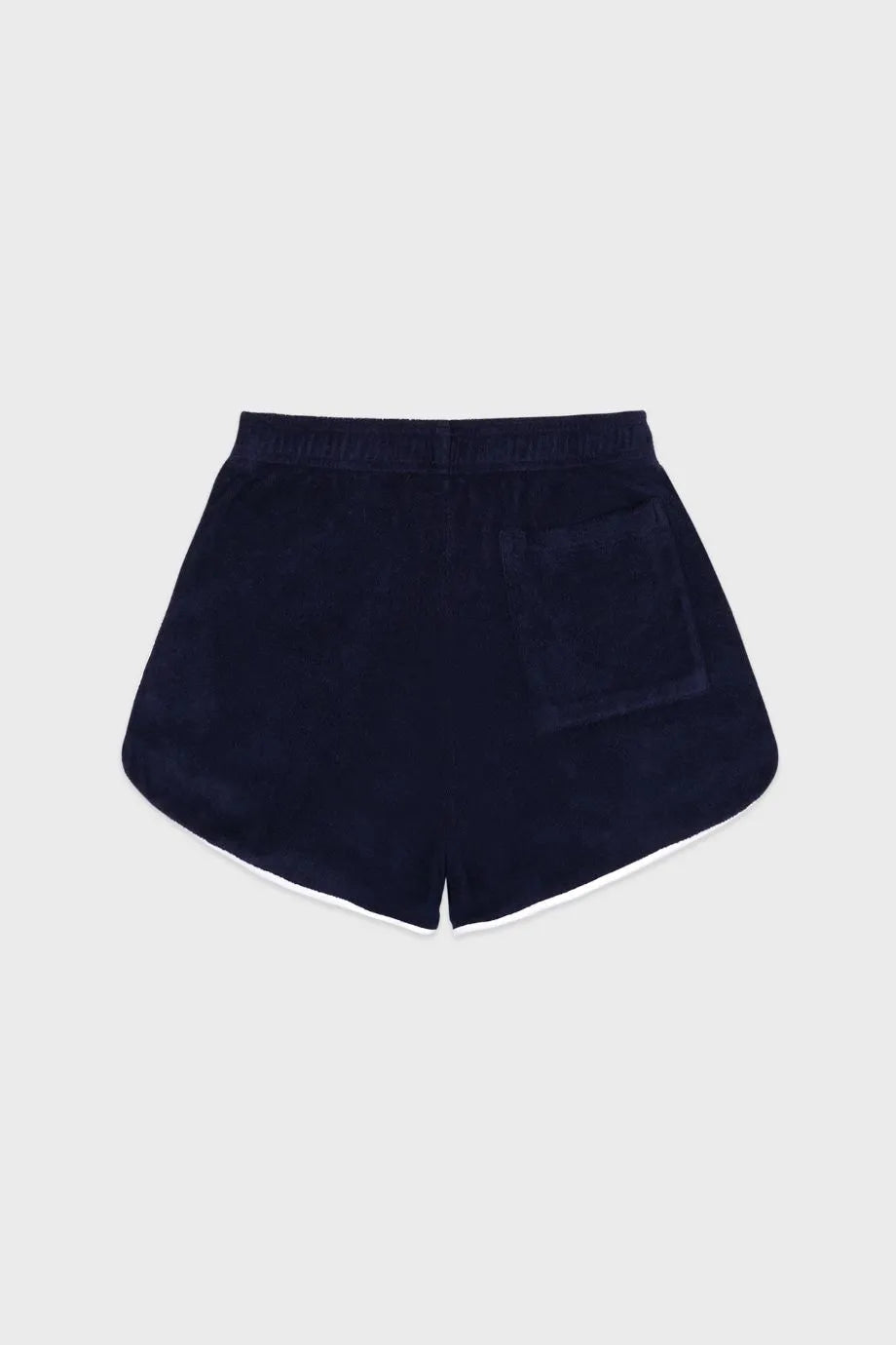 Signature Logo Terry Cotton Shorts in Blue