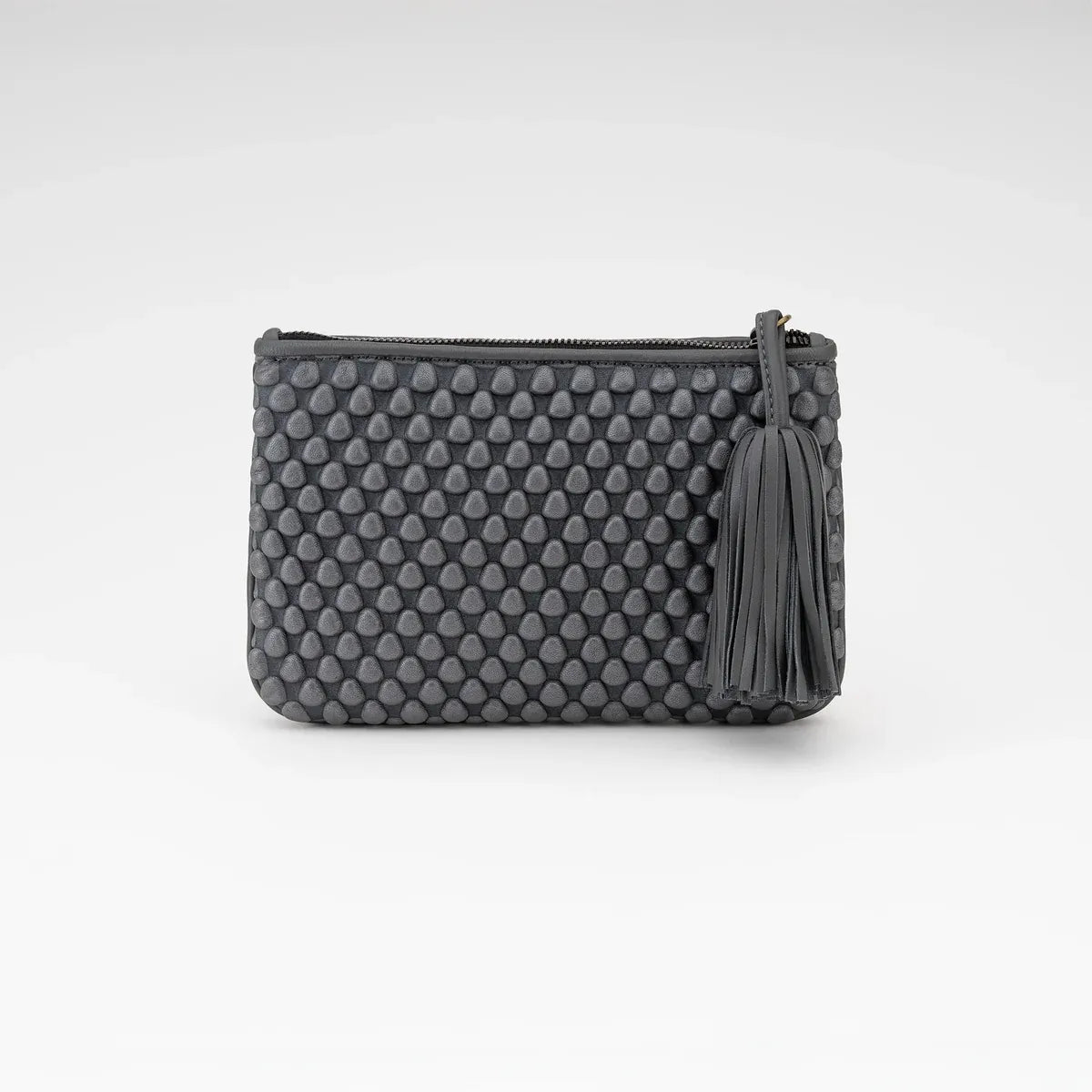 Pochette Large Nappa Bubble Salvia Nacre Pouch Bag in Green