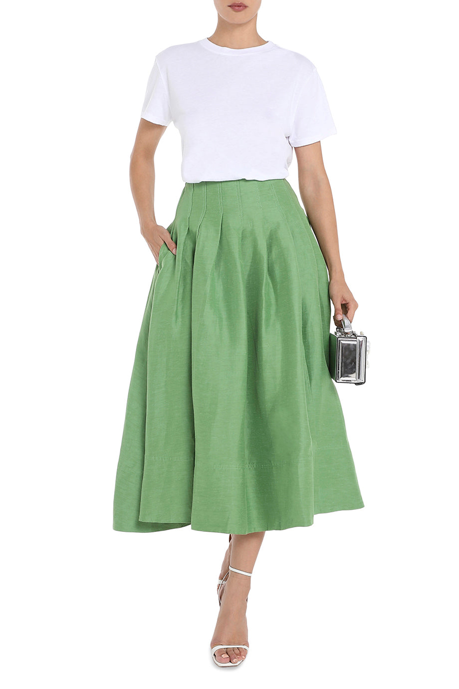 Paradiso Cinched Midi Skirt
