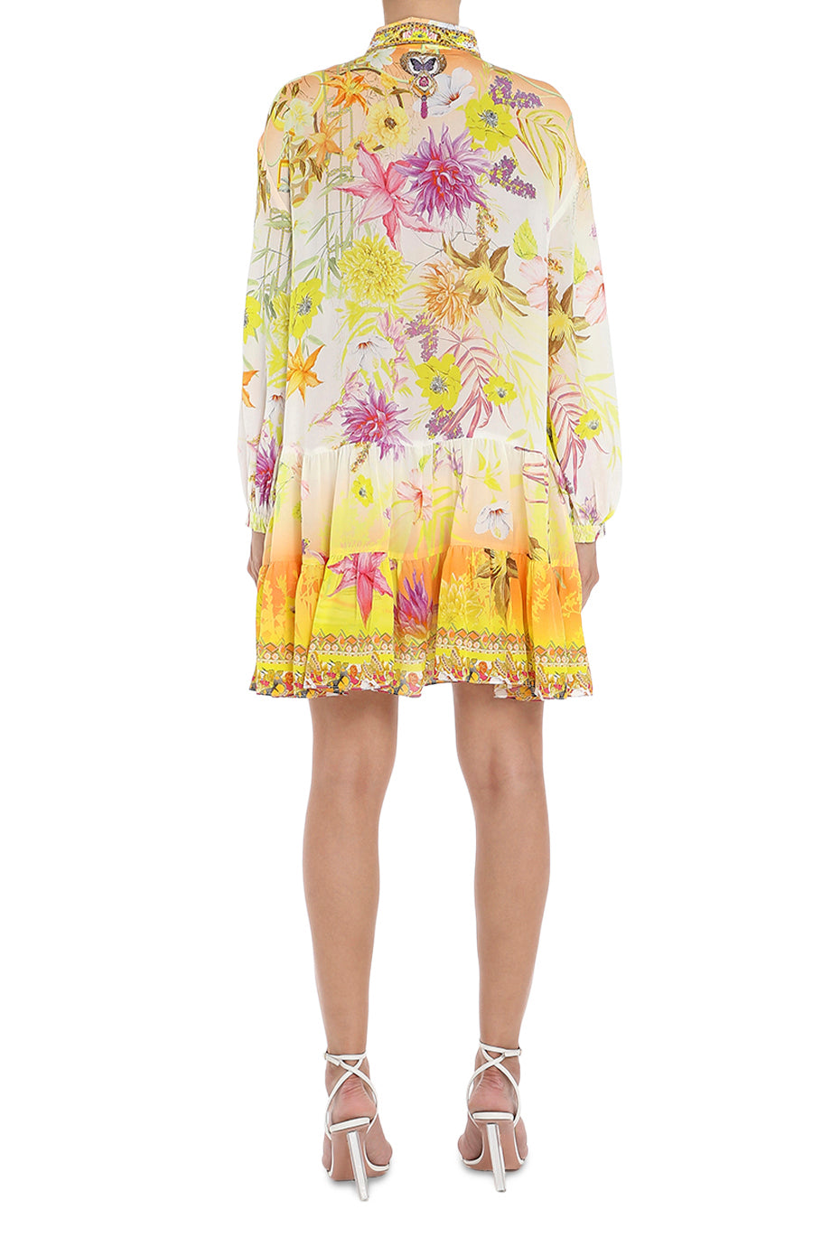 Tiered Shirt Dress
