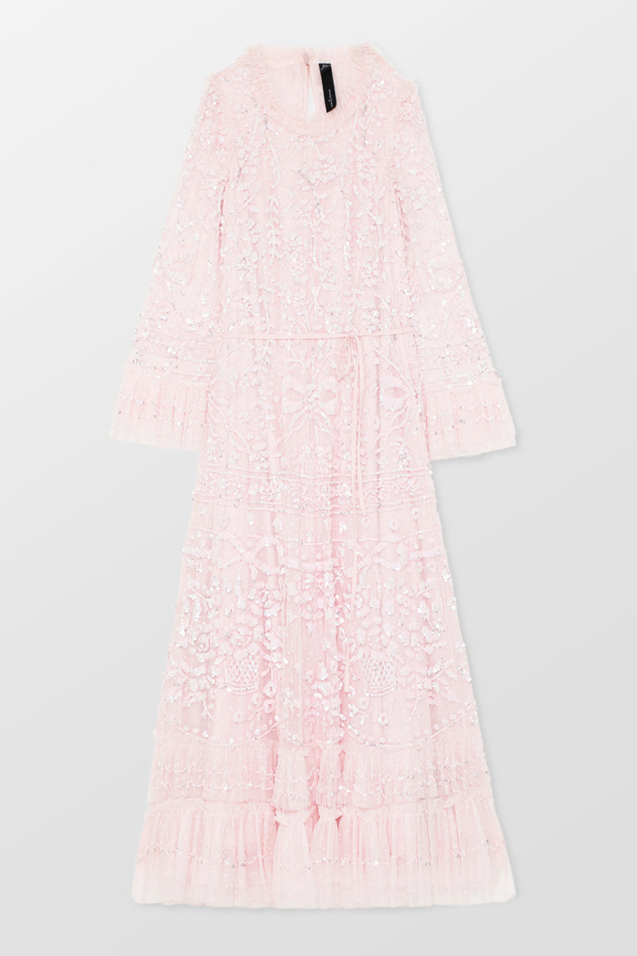 Celia Long Sleeve Ankle Gown