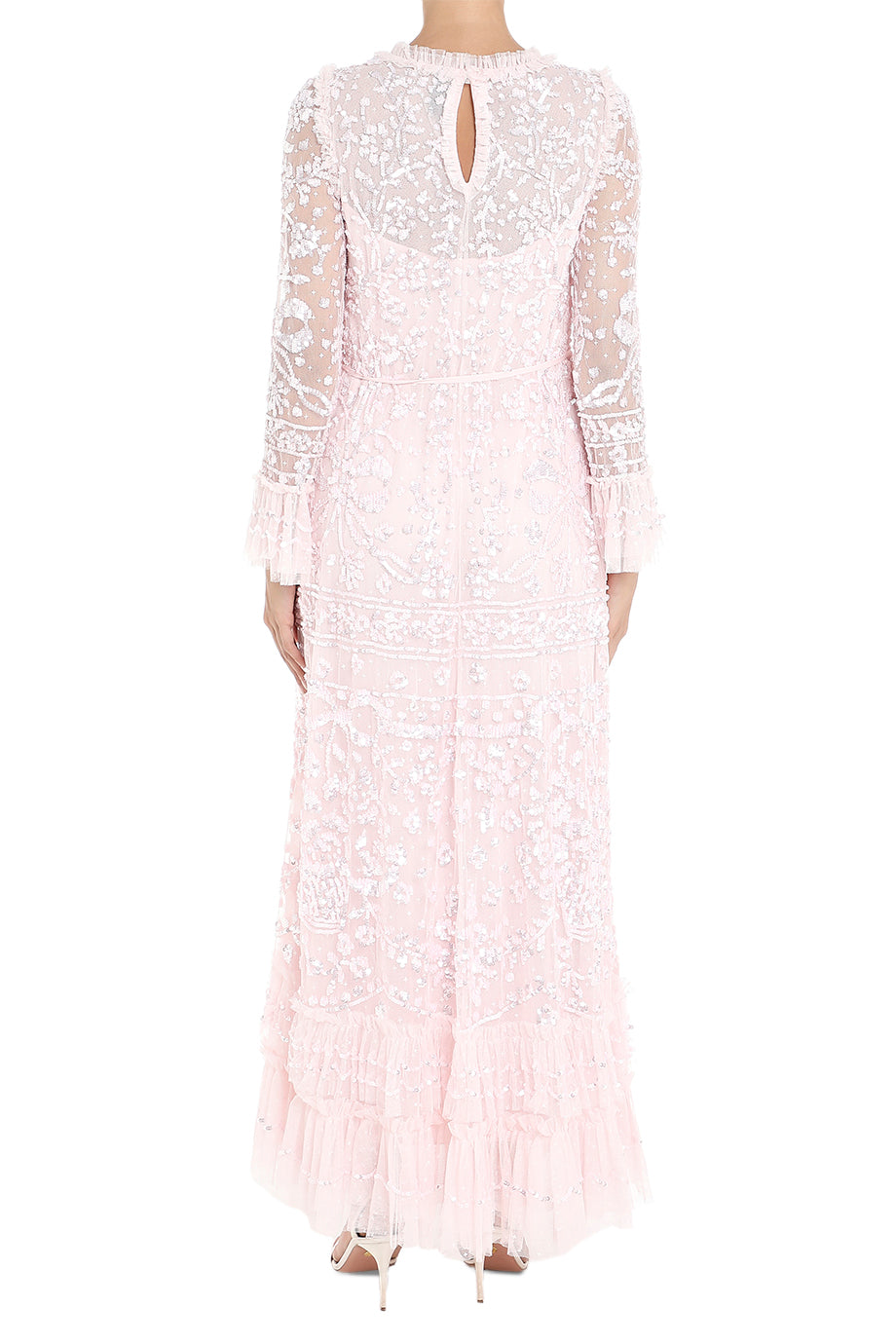 Celia Long Sleeve Ankle Gown