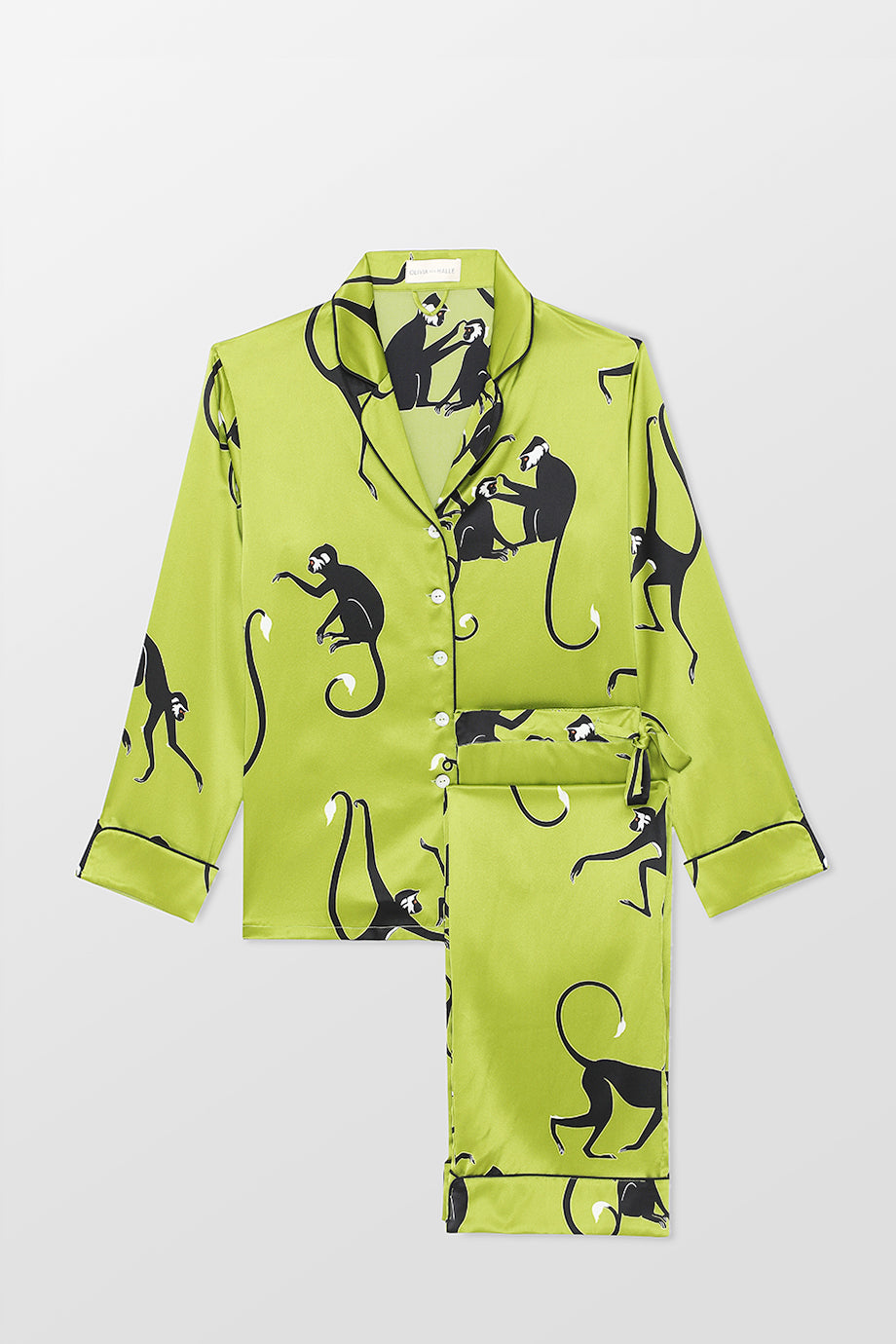 Lila Citrus Monkey Pyjama Set