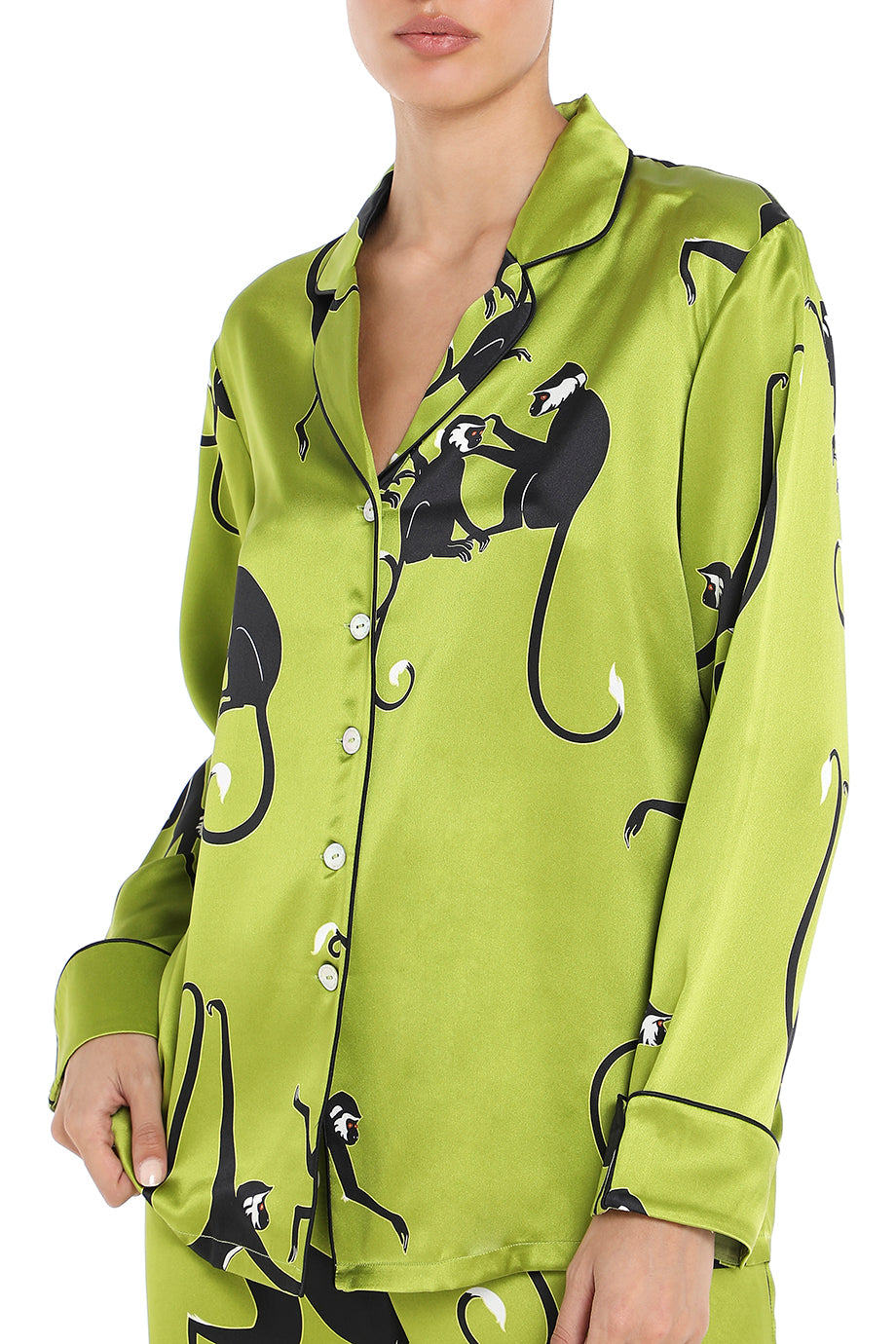 Lila Citrus Monkey Pyjama Set