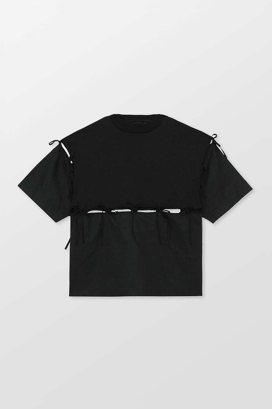 Cropped Bow Tie T-Shirt