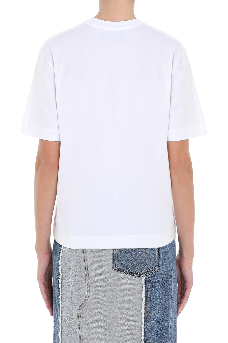 Bow Cut-Out Neck T-Shirt