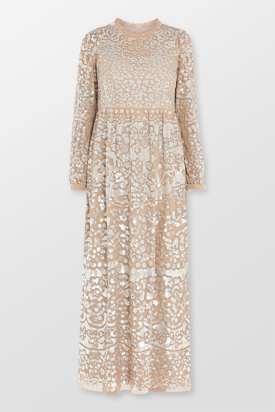 Lucille Gloss Ankle Gown