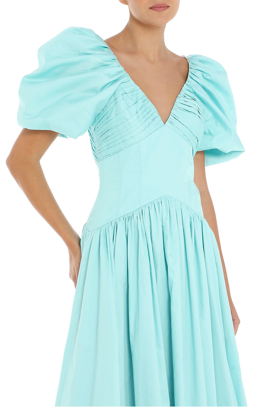Gabrielle Plunge Midi Dress