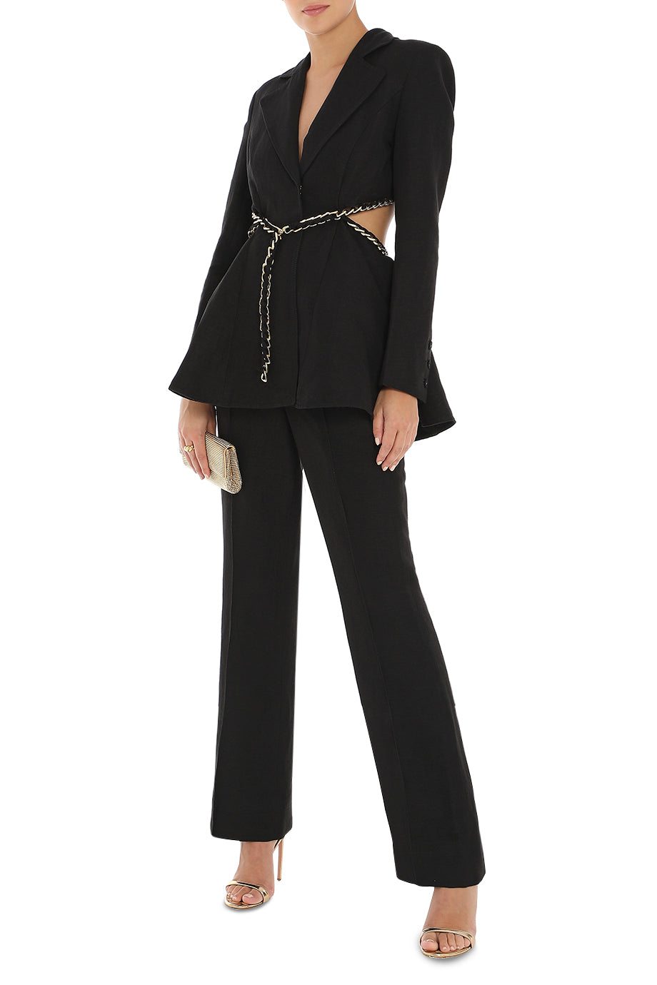 Opal Backless Chain-link Jacket