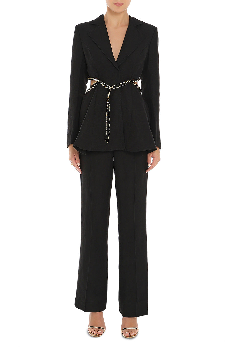 Opal Backless Chain-link Jacket