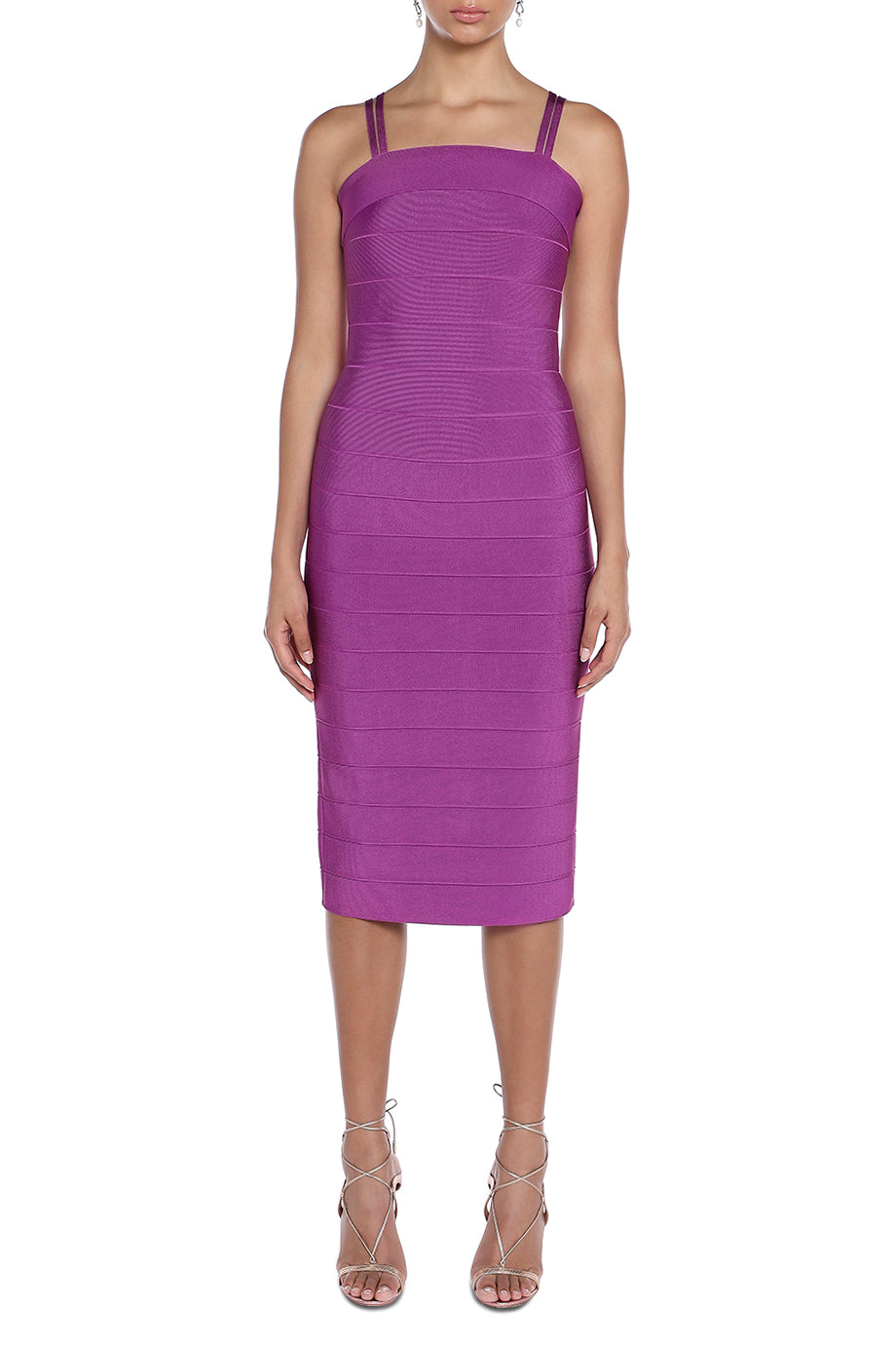 Icon Strappy Bandage Midi Dress