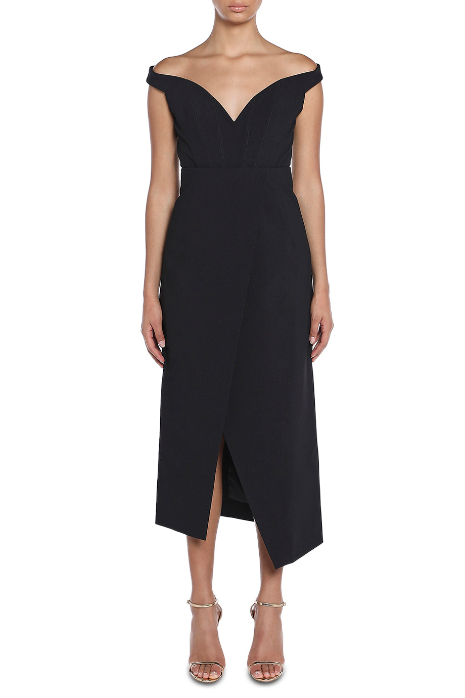 Karter Crepe Midi Dress