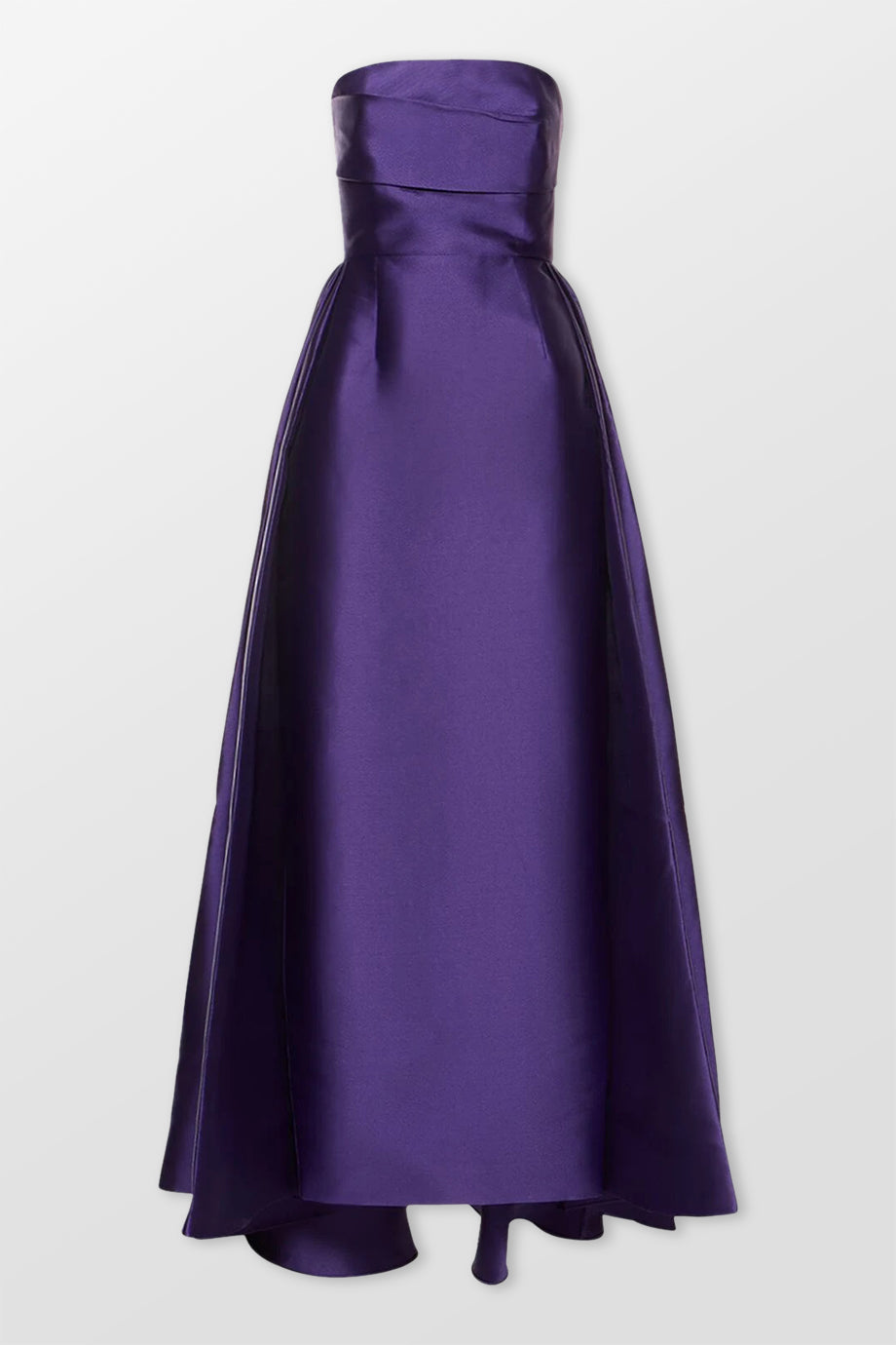 Tiffany Strapless Faille Maxi Dress