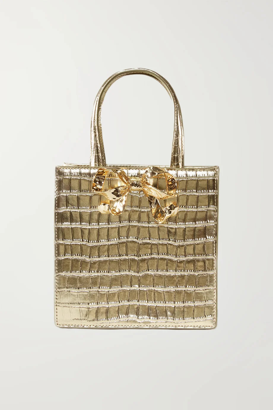 Croc Mini Tote Bow Bag