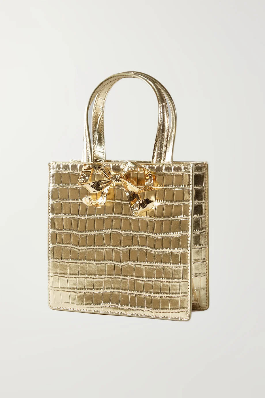 Croc Mini Tote Bow Bag