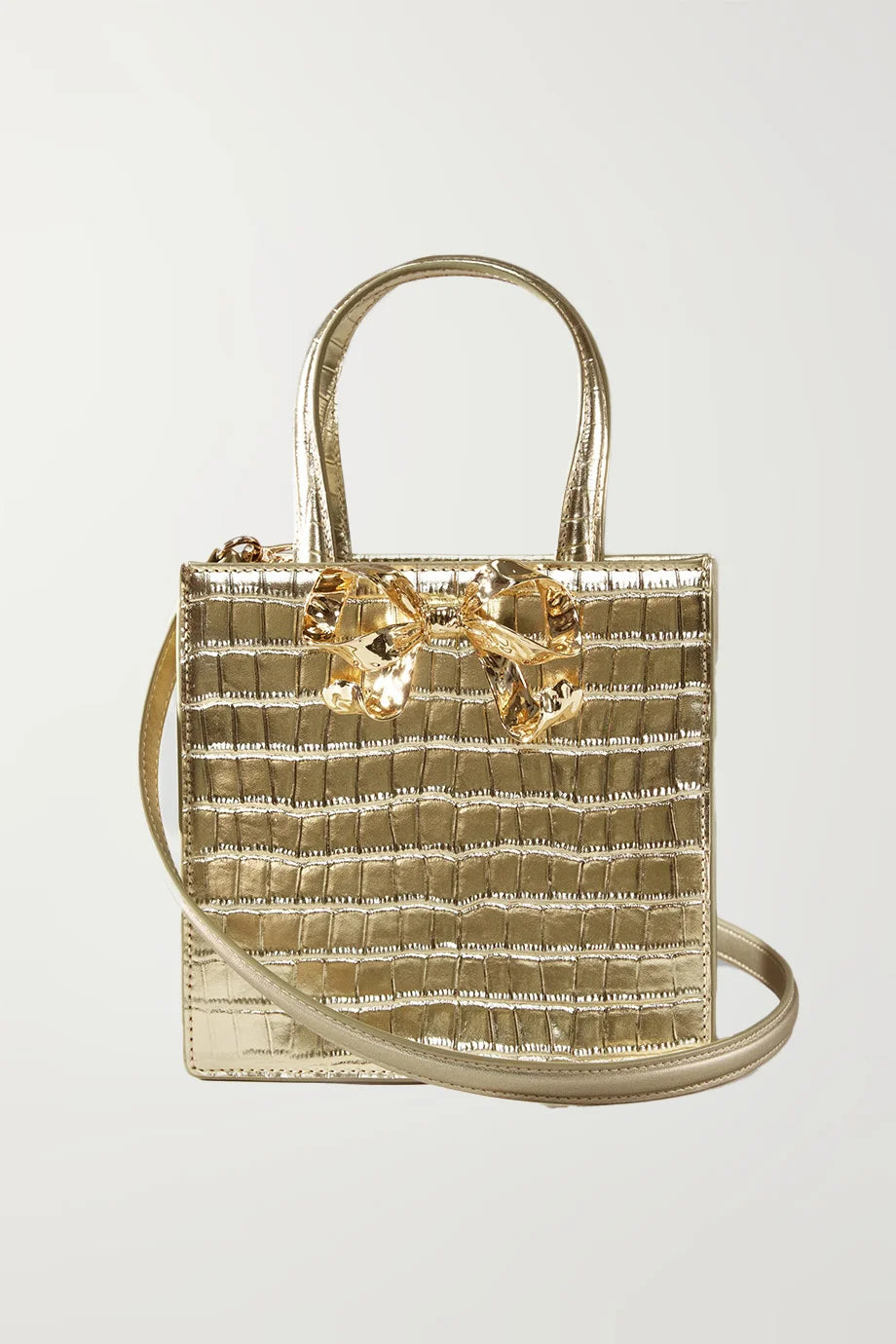 Croc Mini Tote Bow Bag