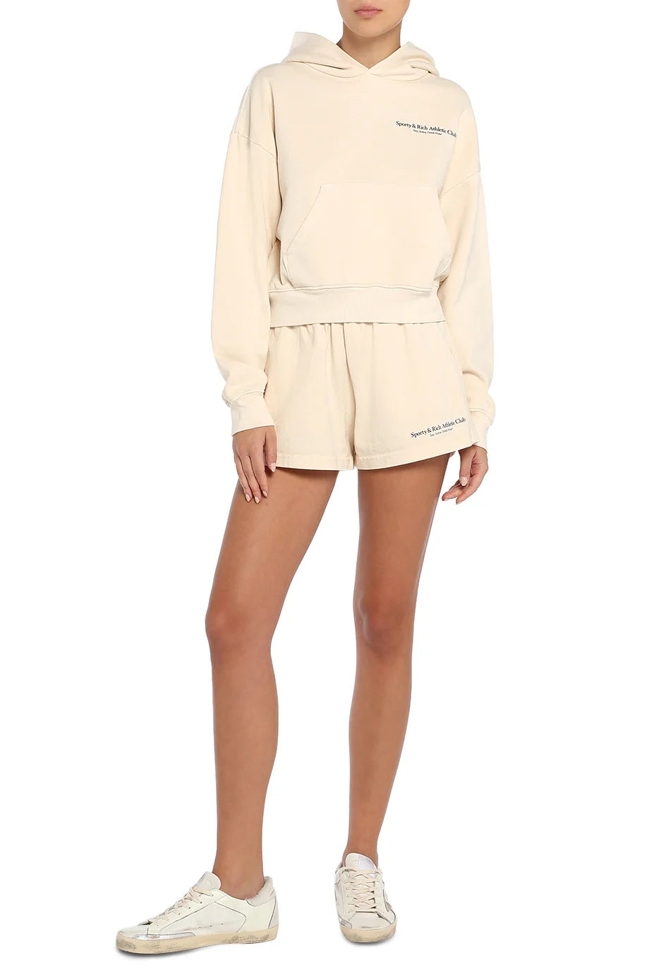 Athletic Club Cropped Hoodie