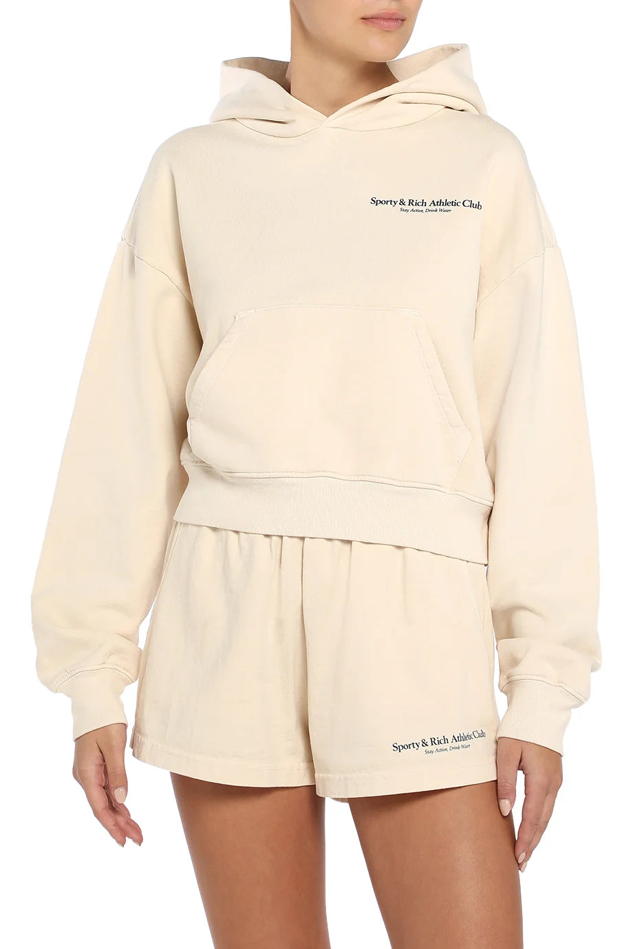 Athletic Club Cropped Hoodie