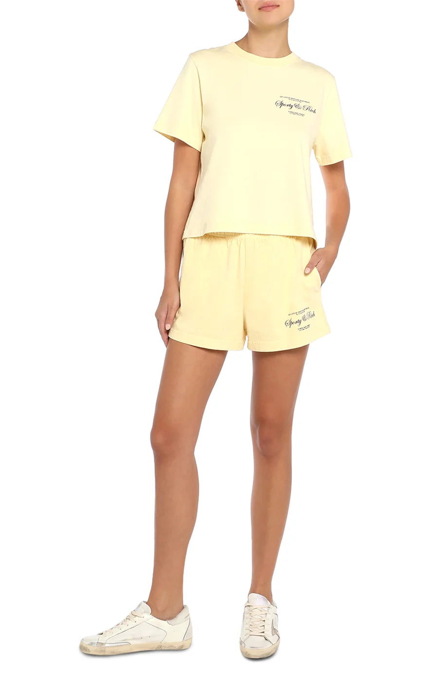 Script Logo Cropped T-Shirt