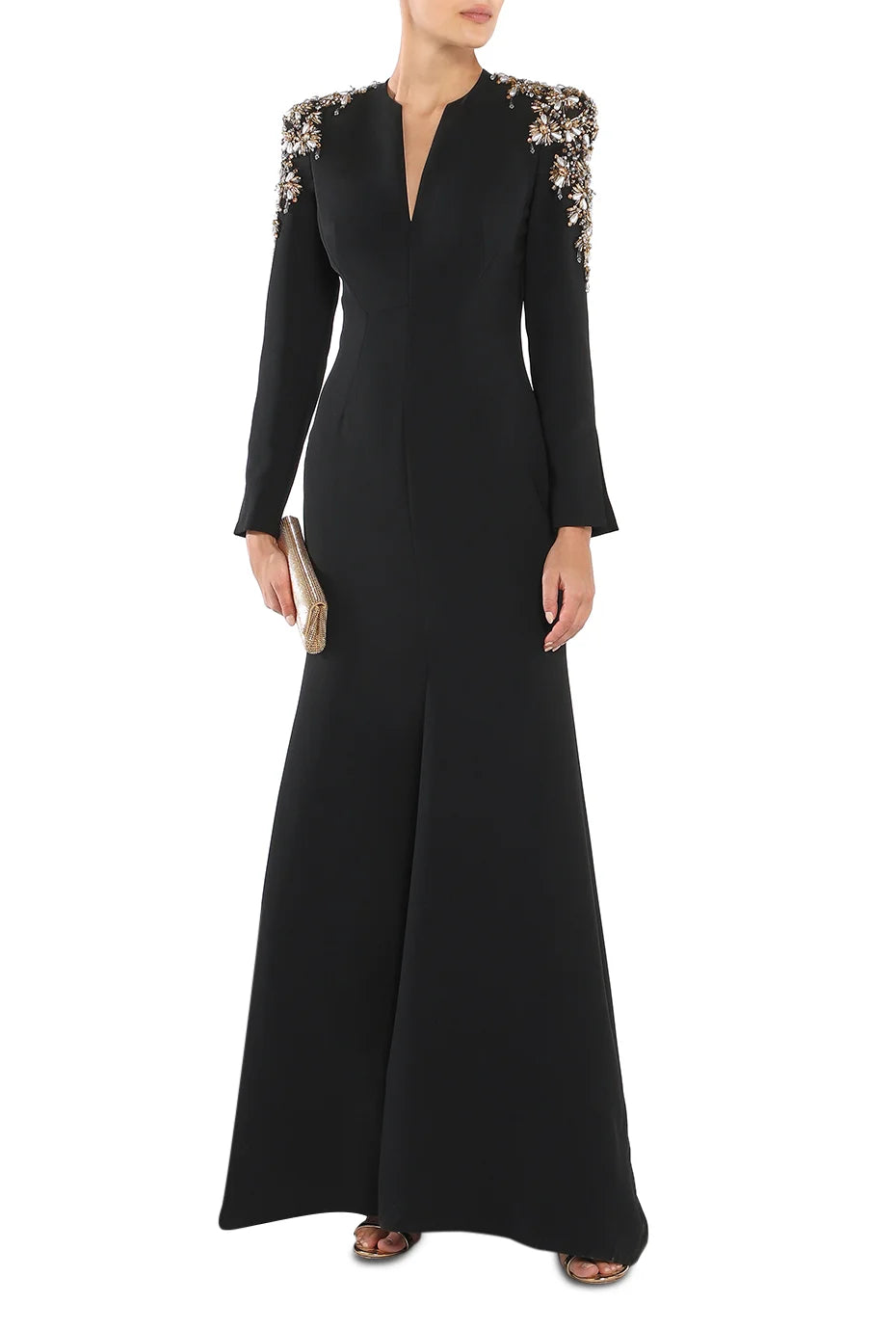 Kay Crystal Embellished Gown