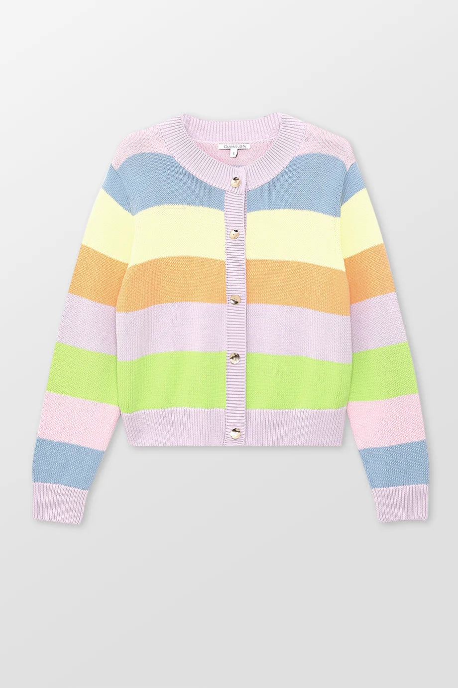 Dee Button Down Crew Neck Cardigan
