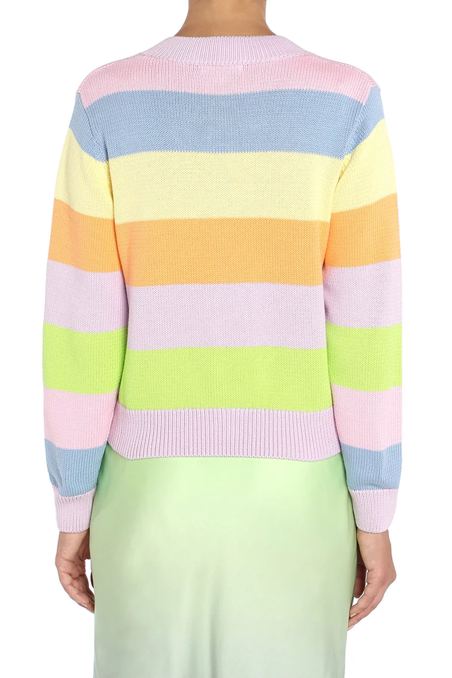 Dee Button Down Crew Neck Cardigan