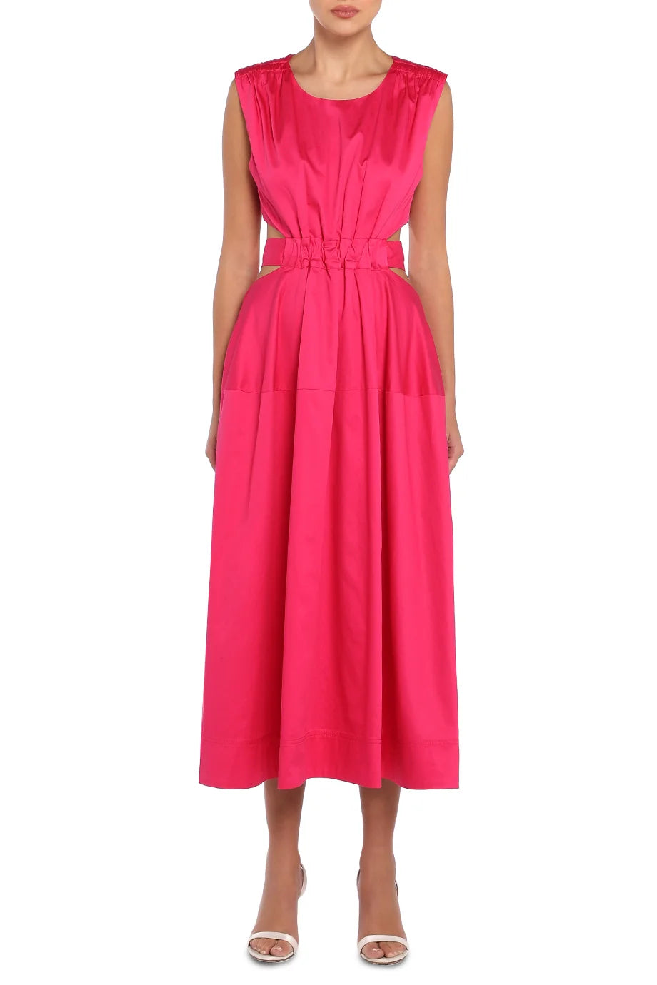 Zorina Tie Midi Dress