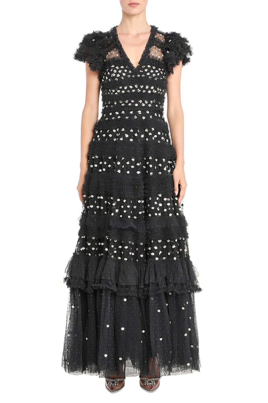 Vivian V-Neck Gown