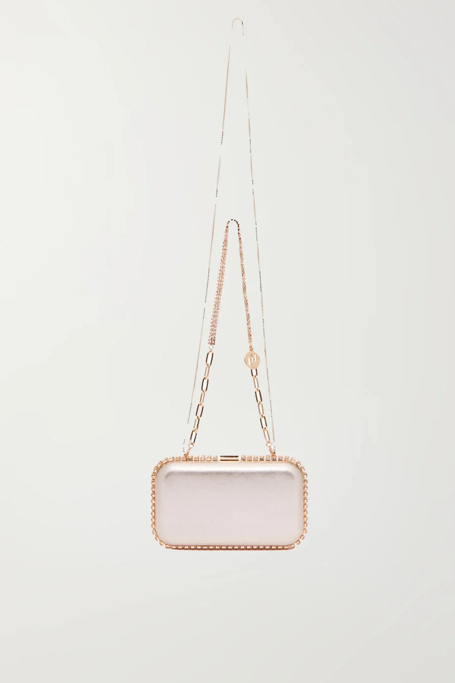Clio Crystal-Embellished Clutch Bag