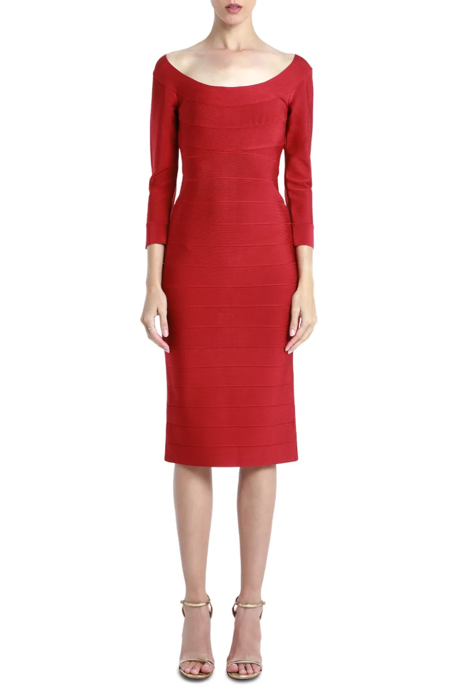Icon Scoop Neck Midi Dress
