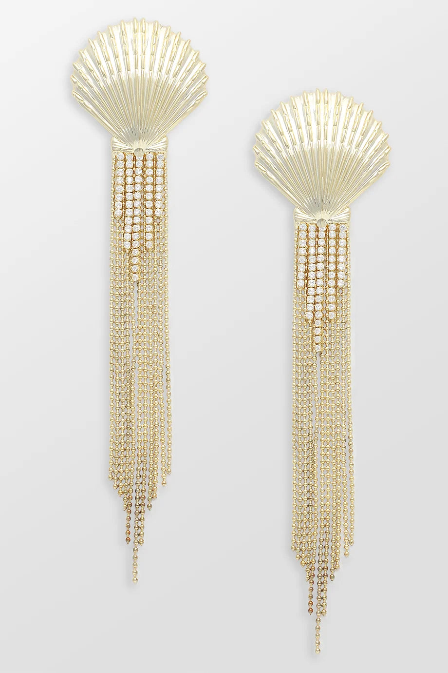 Shellona Crystal-Embellished Drop Earrings