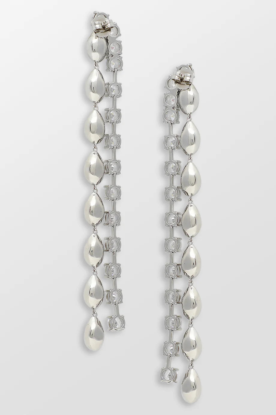 Tyde Crystal Shell Drop Earrings